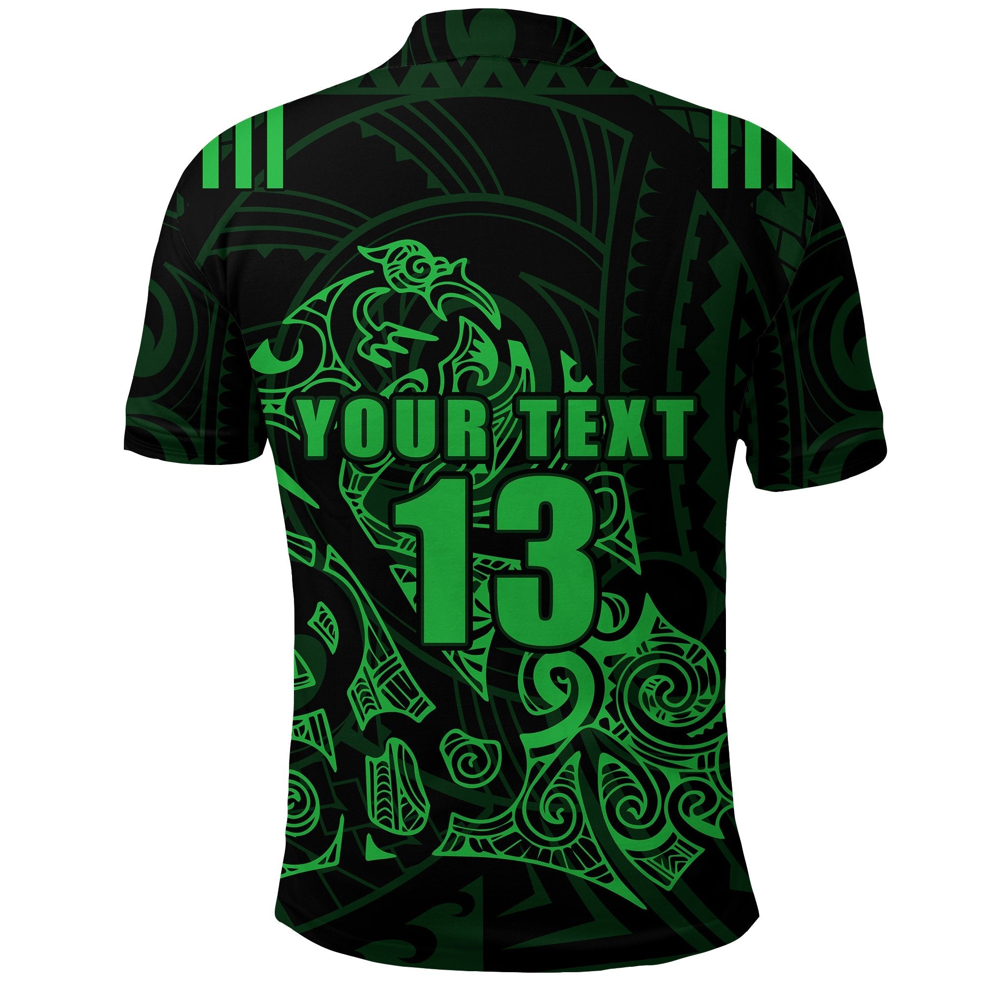 custom-personalised-aotearoa-super-rugby-polo-shirt-maori-kiwi-green-custom-text-and-number