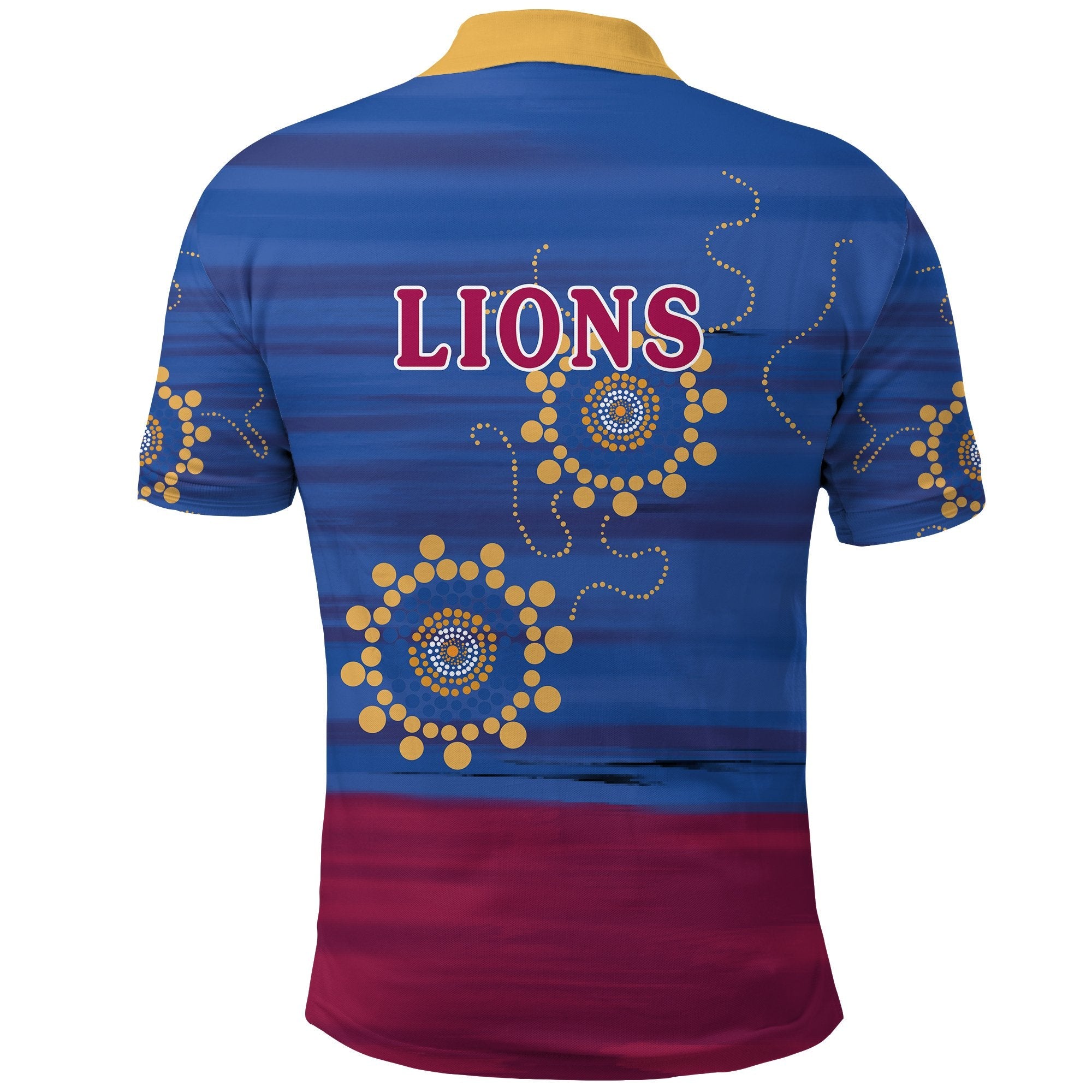 custom-personalised-brisbane-polo-shirt-proud-lions-simple