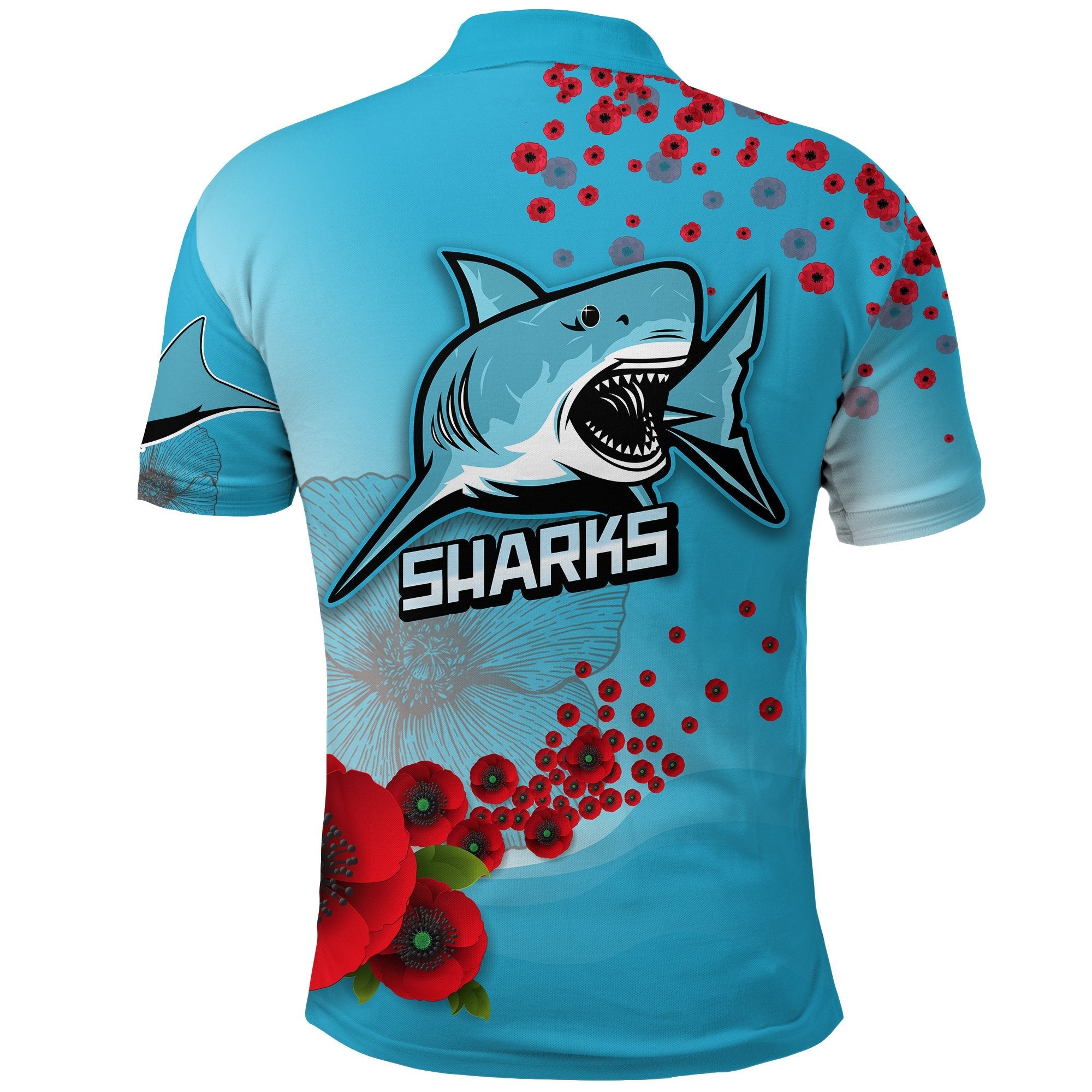 custom-personalised-anzac-sharks-polo-shirt-cronulla-lest-we-forget