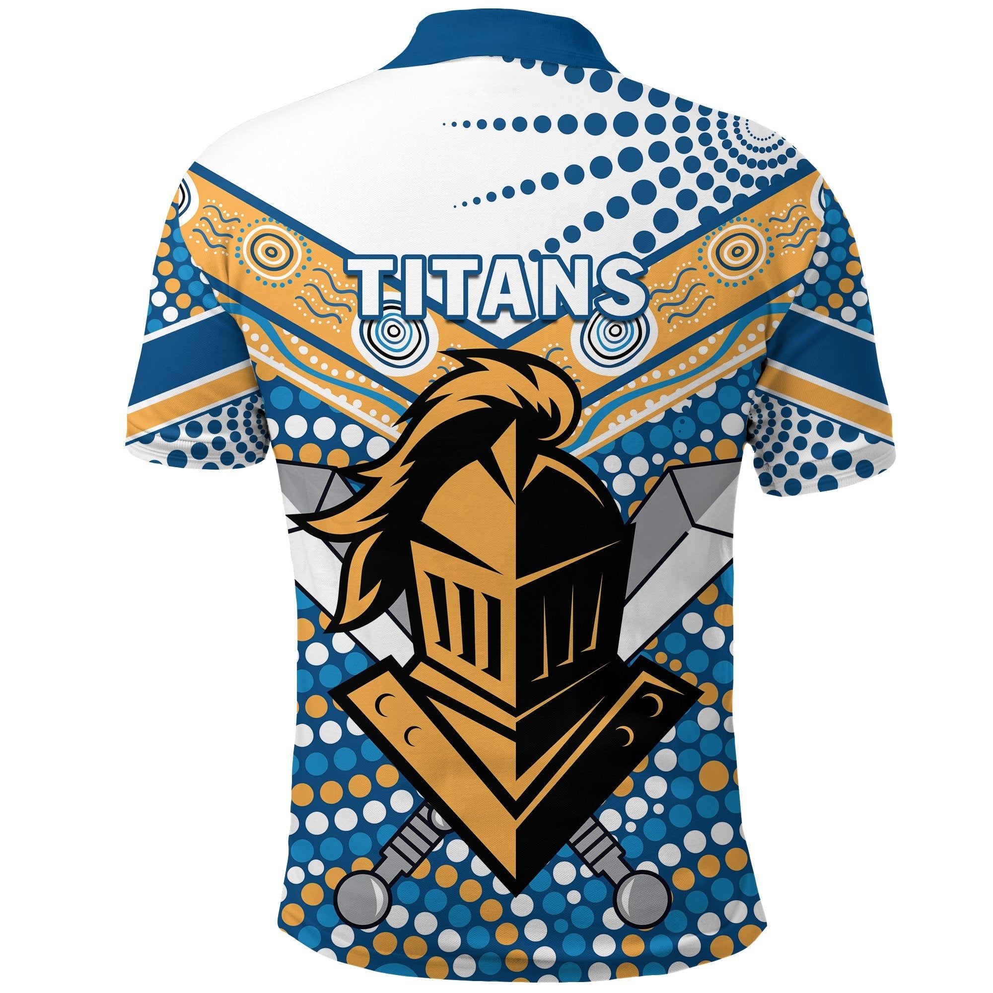 custom-personalised-titans-knight-polo-shirt-gold-coast