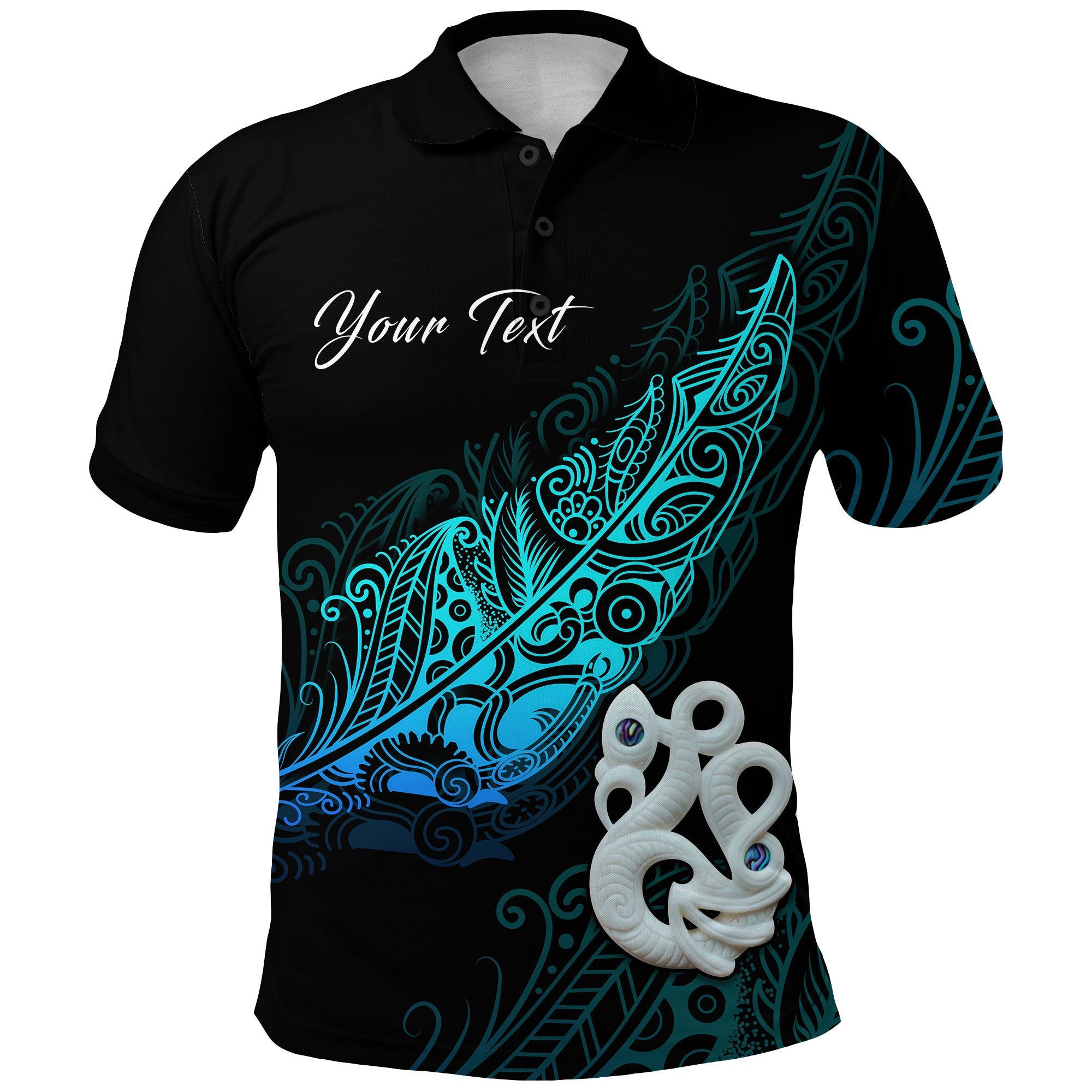 custom-personalised-aotearoa-polo-shirt-fern-mix-manaia-matau