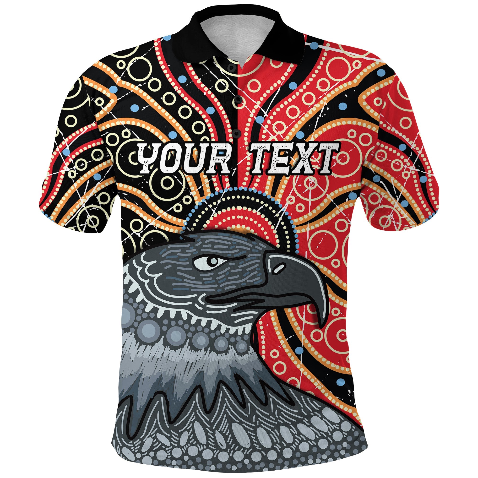 custom-personalised-aboriginal-dot-polo-shirt-eagles-victory