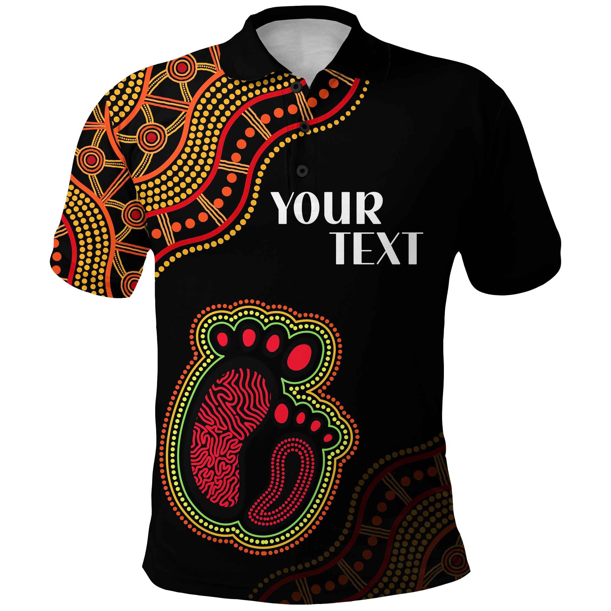 custom-personalised-australia-mother-day-aboriginal-polo-shirt-the-greatest-mom