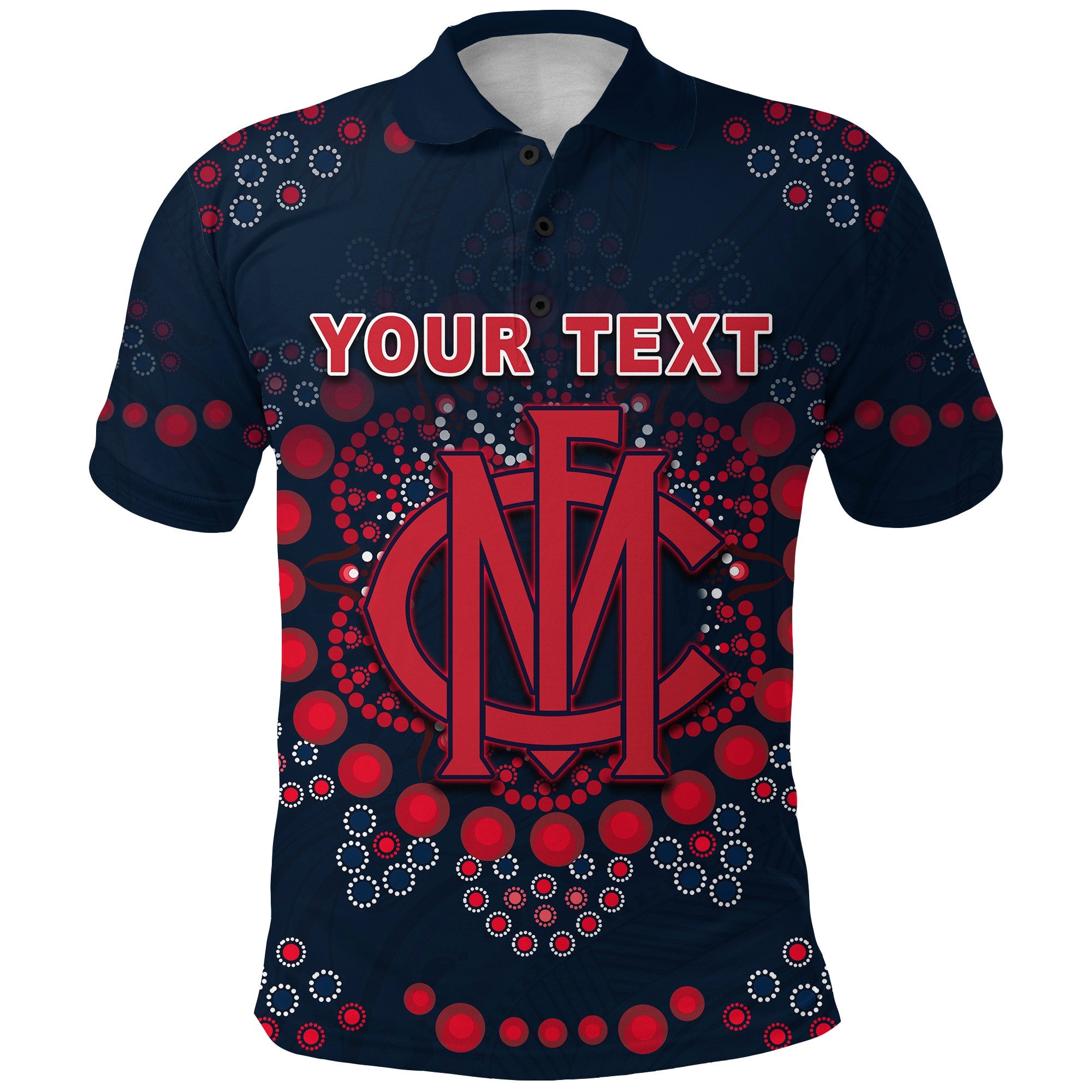 custom-personalised-demons-football-polo-shirt-melbourne-indigenous