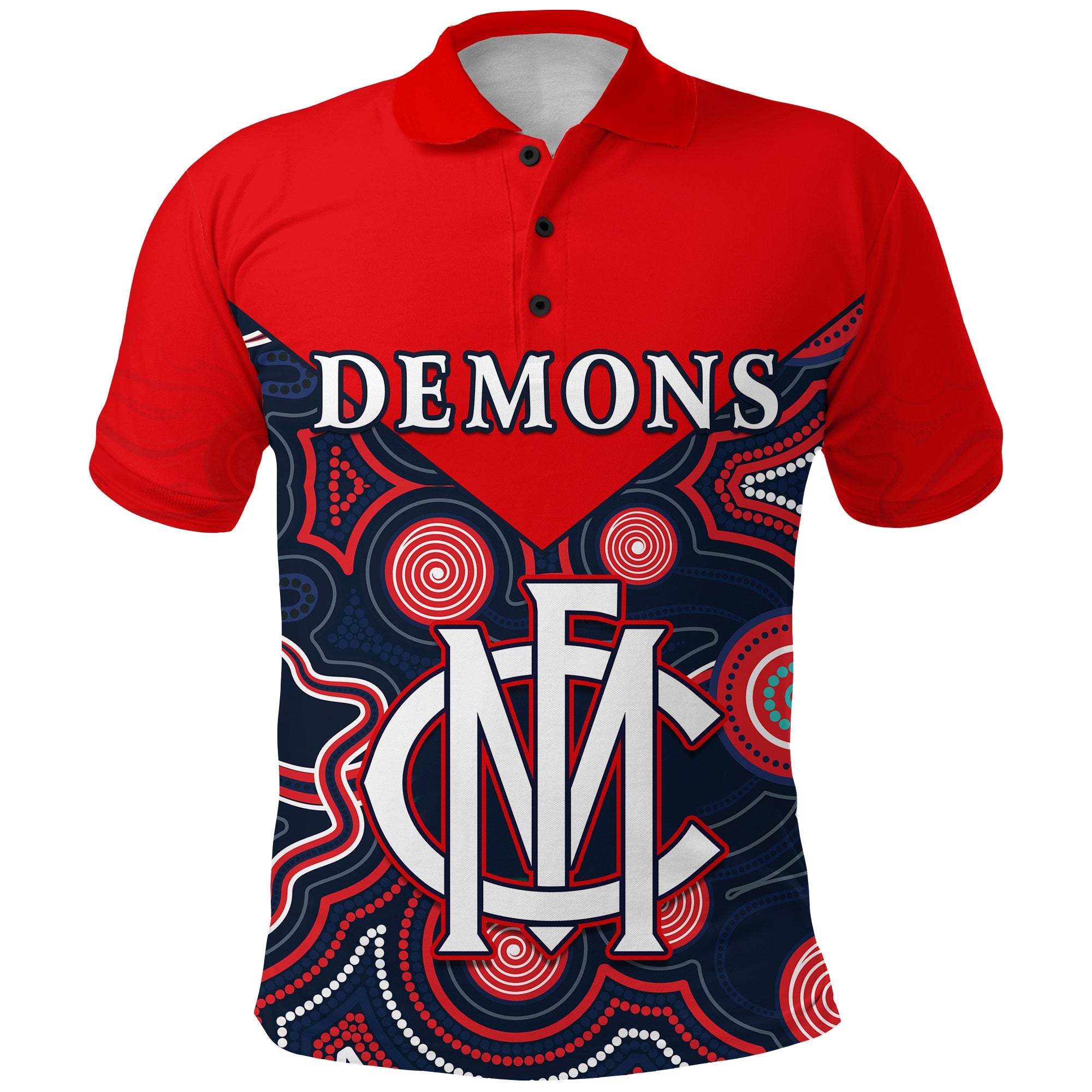 custom-personalised-melbourne-demons-2021-polo-shirt-we-are-the-champions