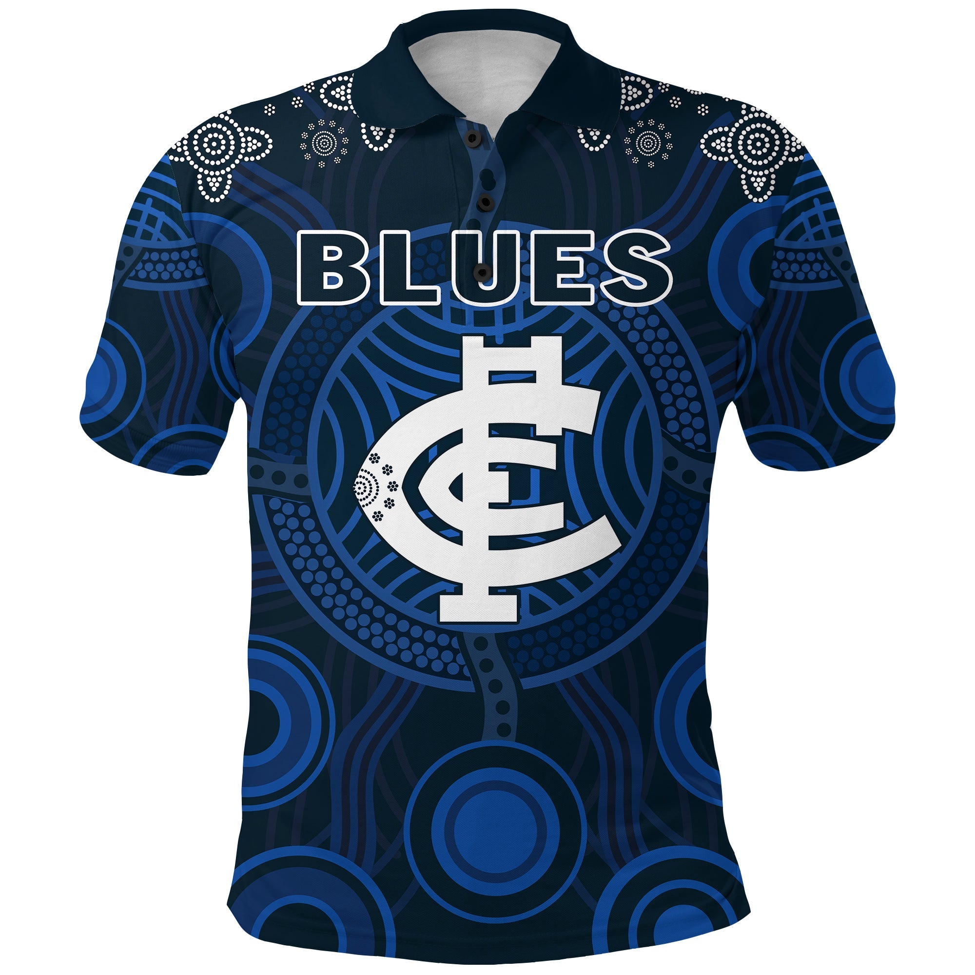 custom-personalised-blues-indigenous-polo-shirt-2021-football-season-custom-text-and-number