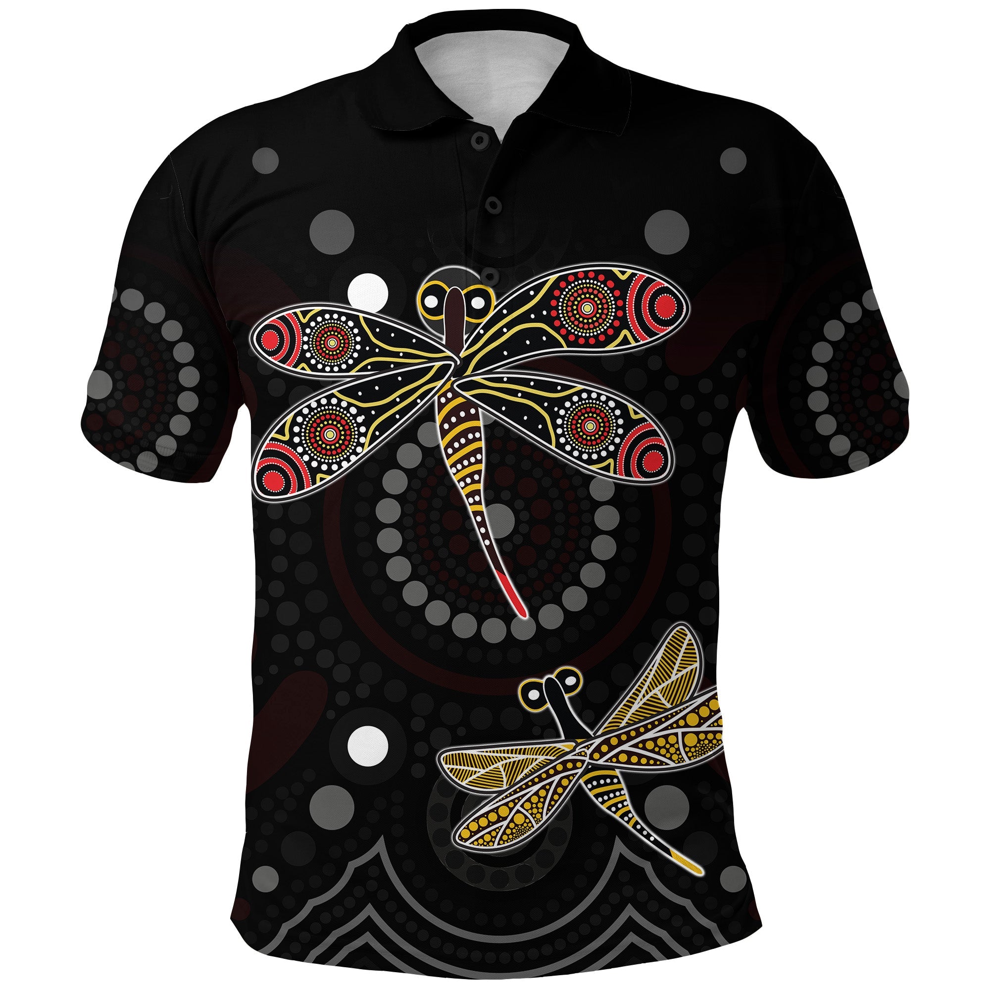 aboriginal-dot-polo-shirt-butterfly-victory