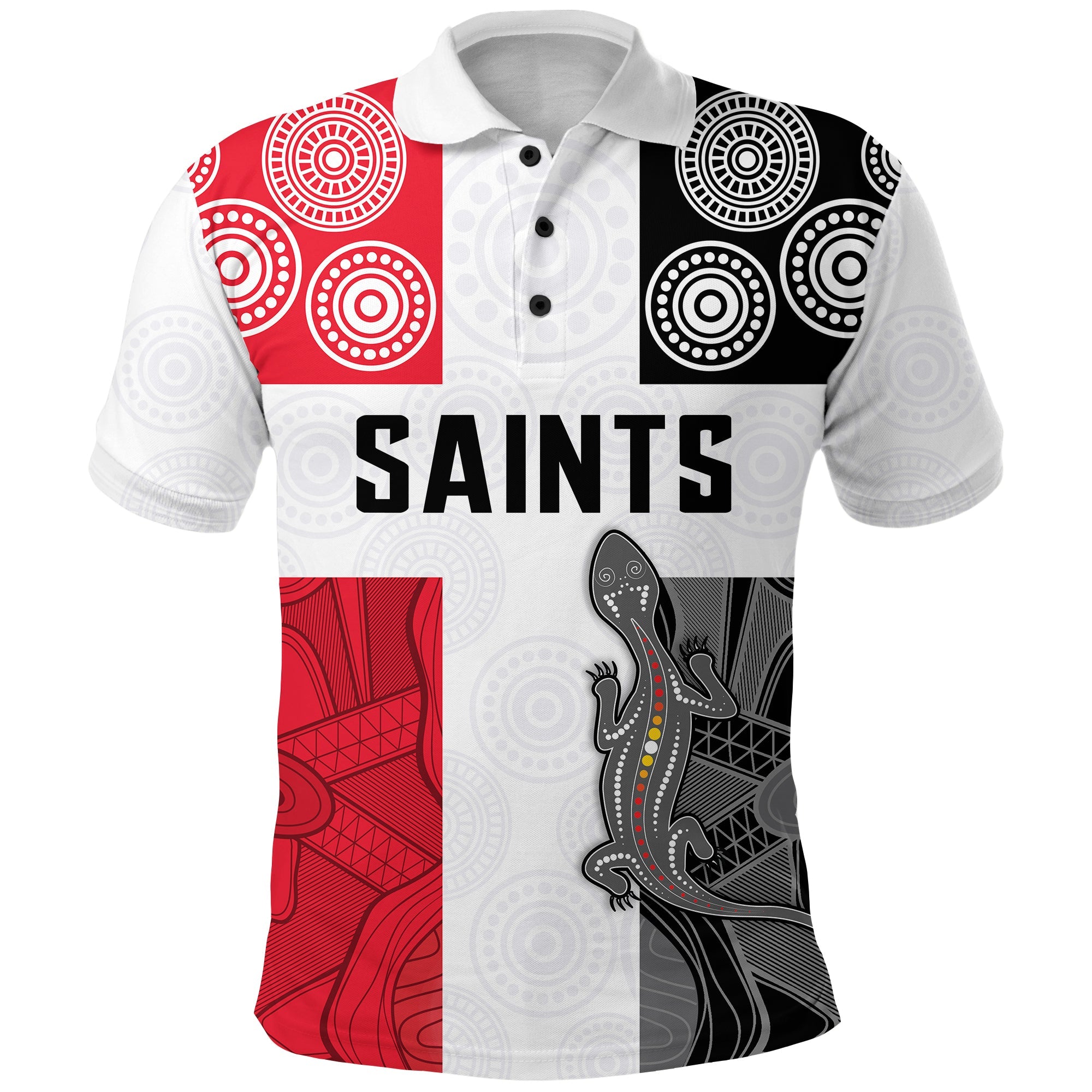 custom-personalised-saints-football-polo-shirt-st-kilda-indigenous-custom-text-and-number