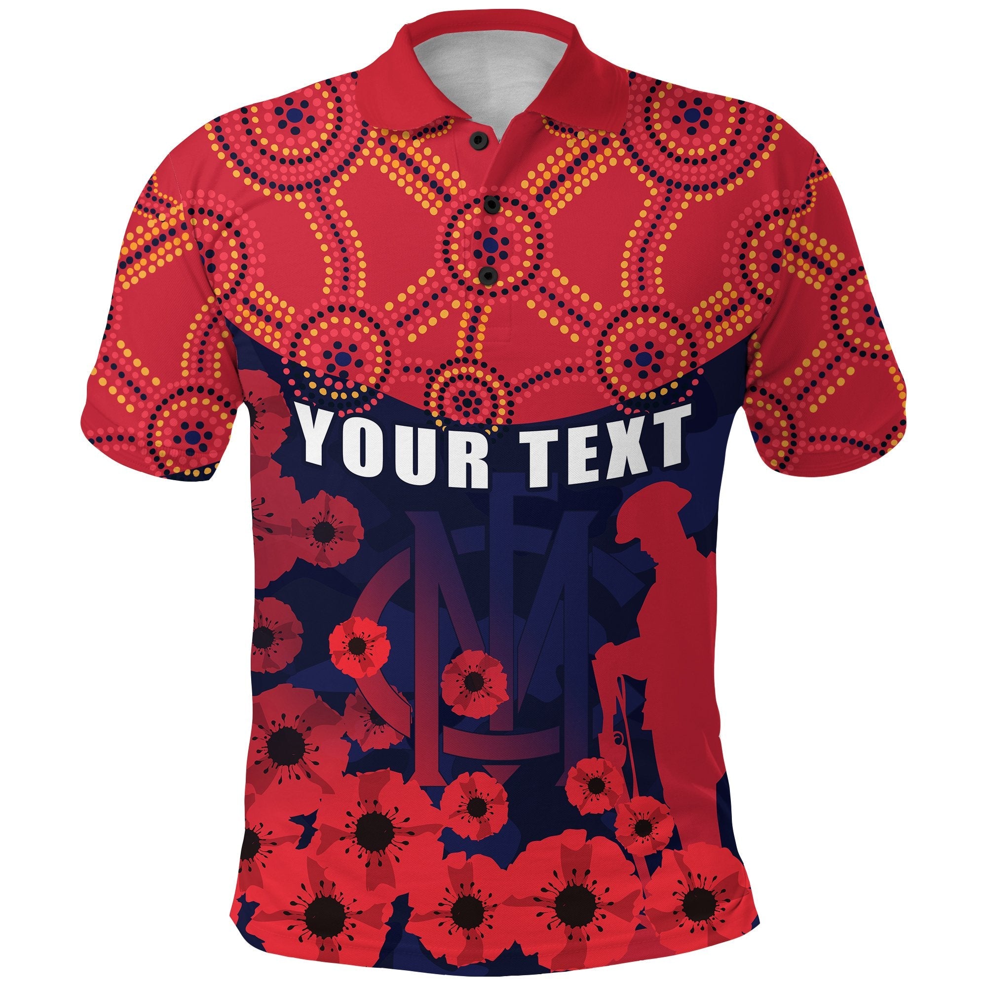 custom-personalised-demons-anzac-day-polo-shirt-melbourne