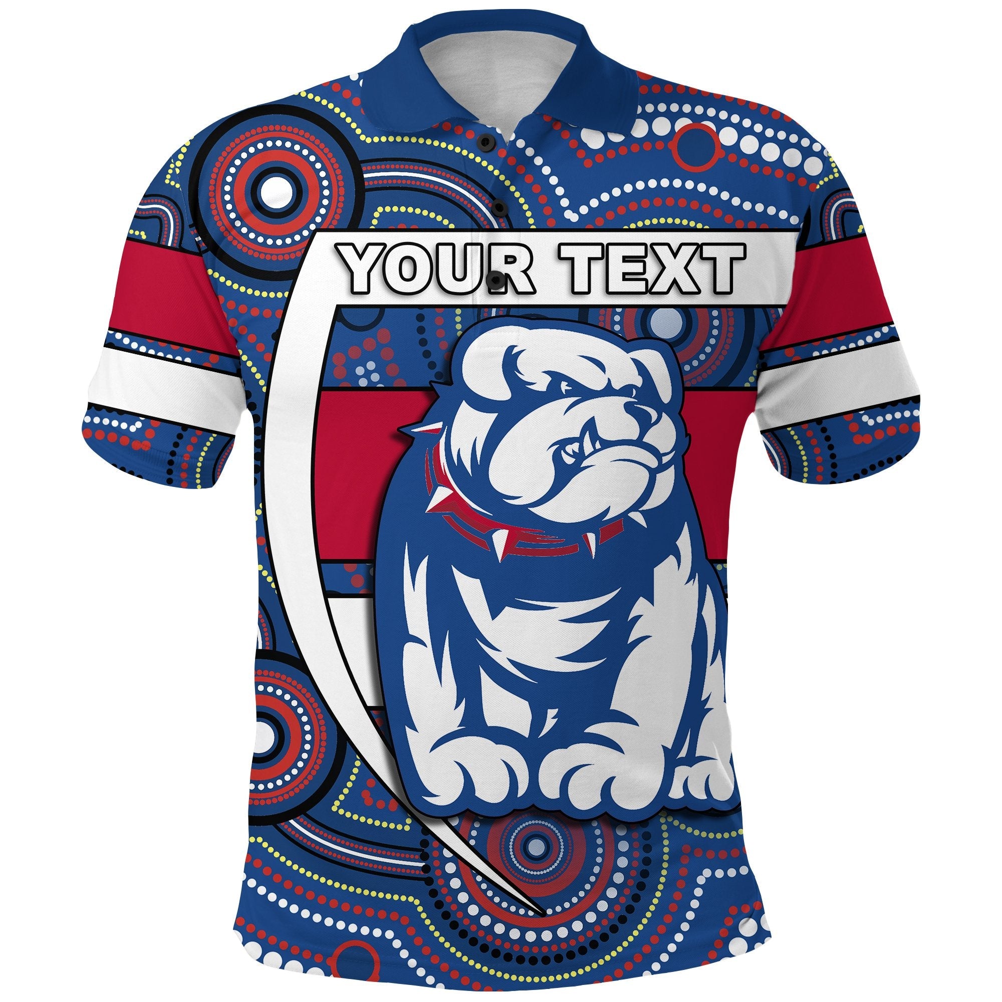 custom-personalised-western-football-bulldogs-polo-shirt-redamancy-indigenous-australian