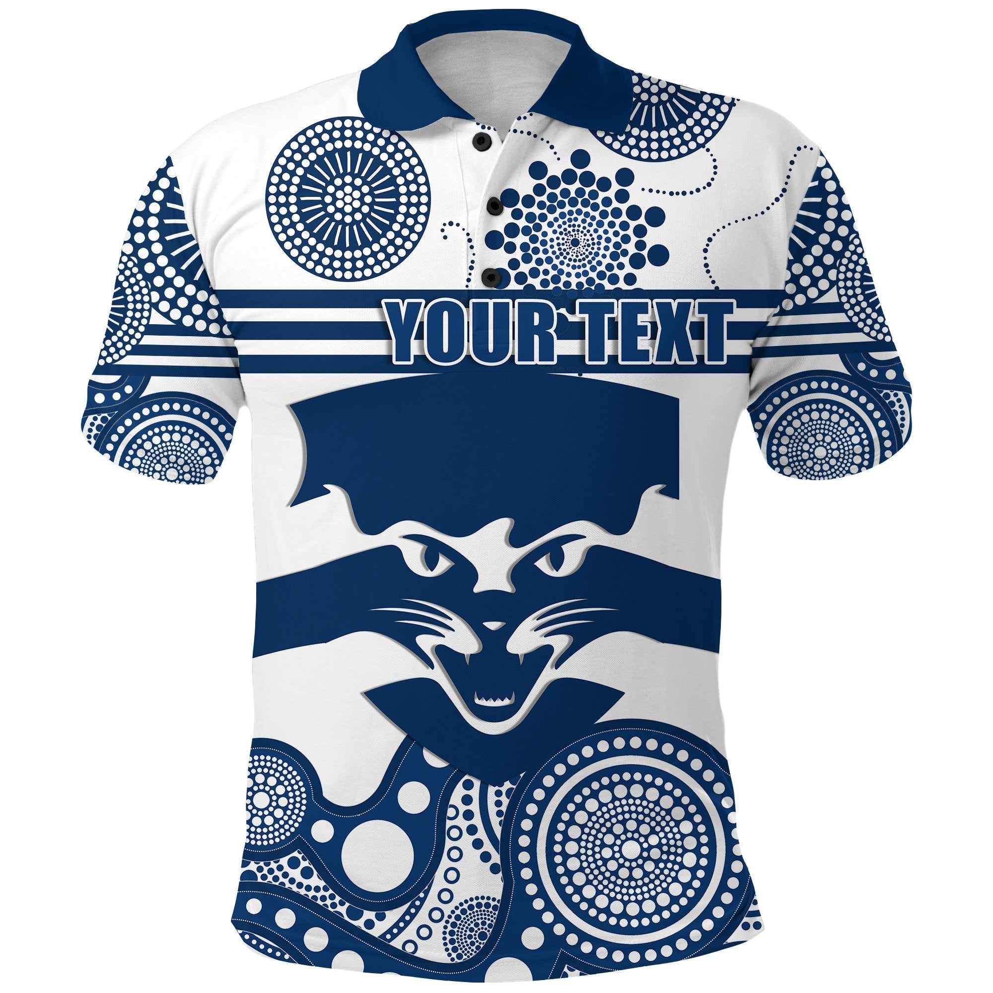 custom-personalised-cats-polo-shirt-geelong-indigenous