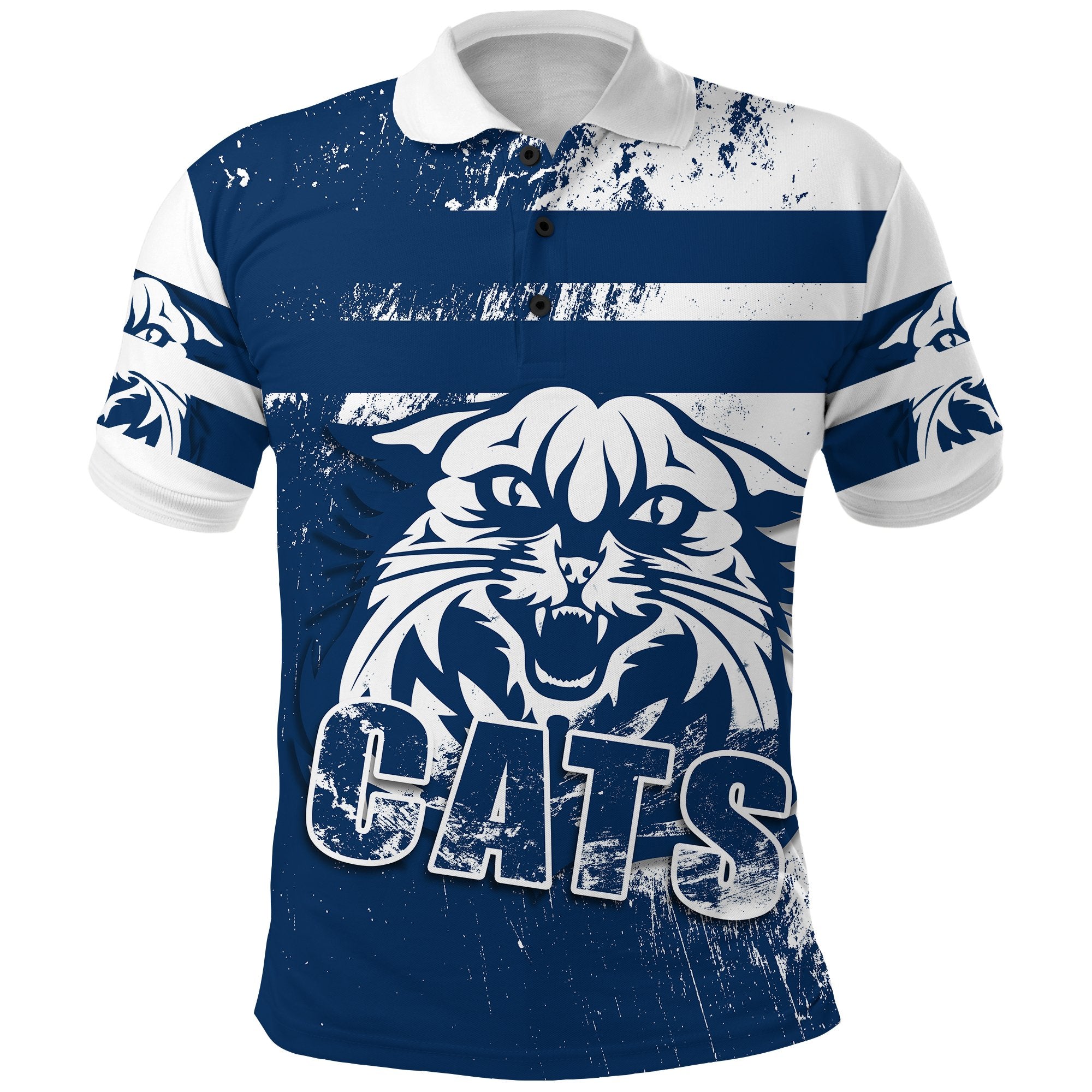 cats-polo-shirt-geelong-style-grunge