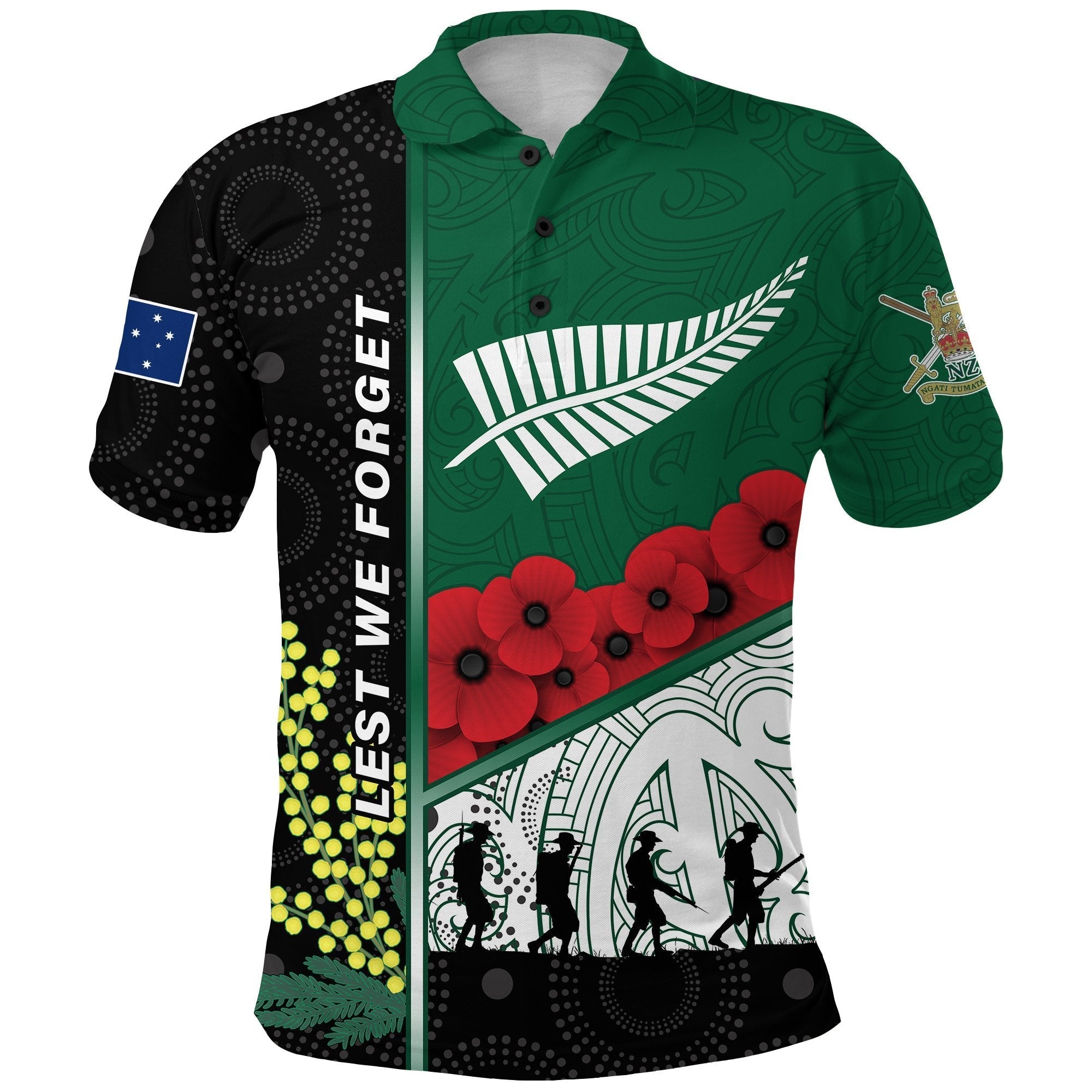 anzac-day-lest-we-forget-polo-shirt-australia-indigenous-and-new-zealand-maori