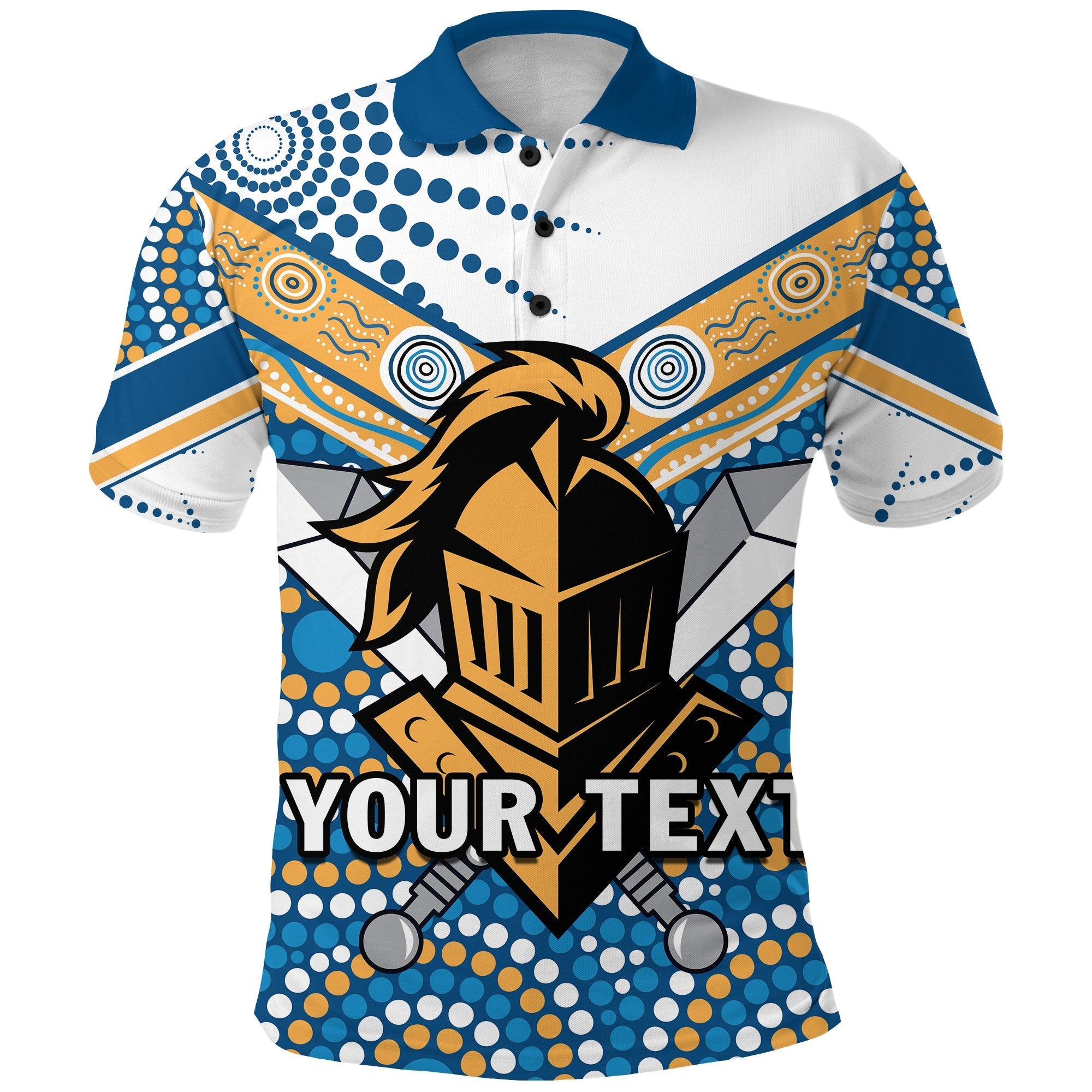 custom-personalised-titans-knight-polo-shirt-gold-coast