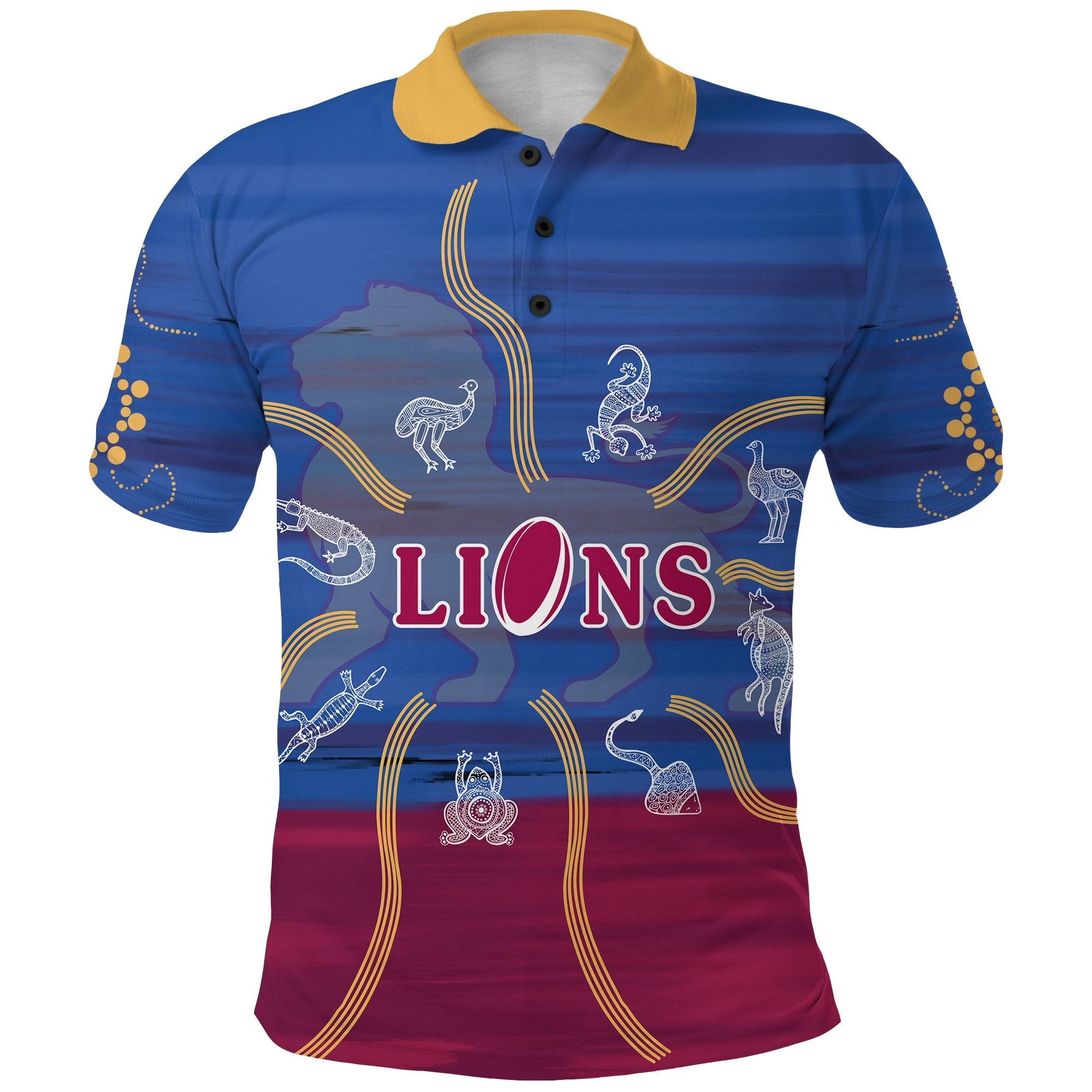 brisbane-polo-shirt-proud-lions-simple