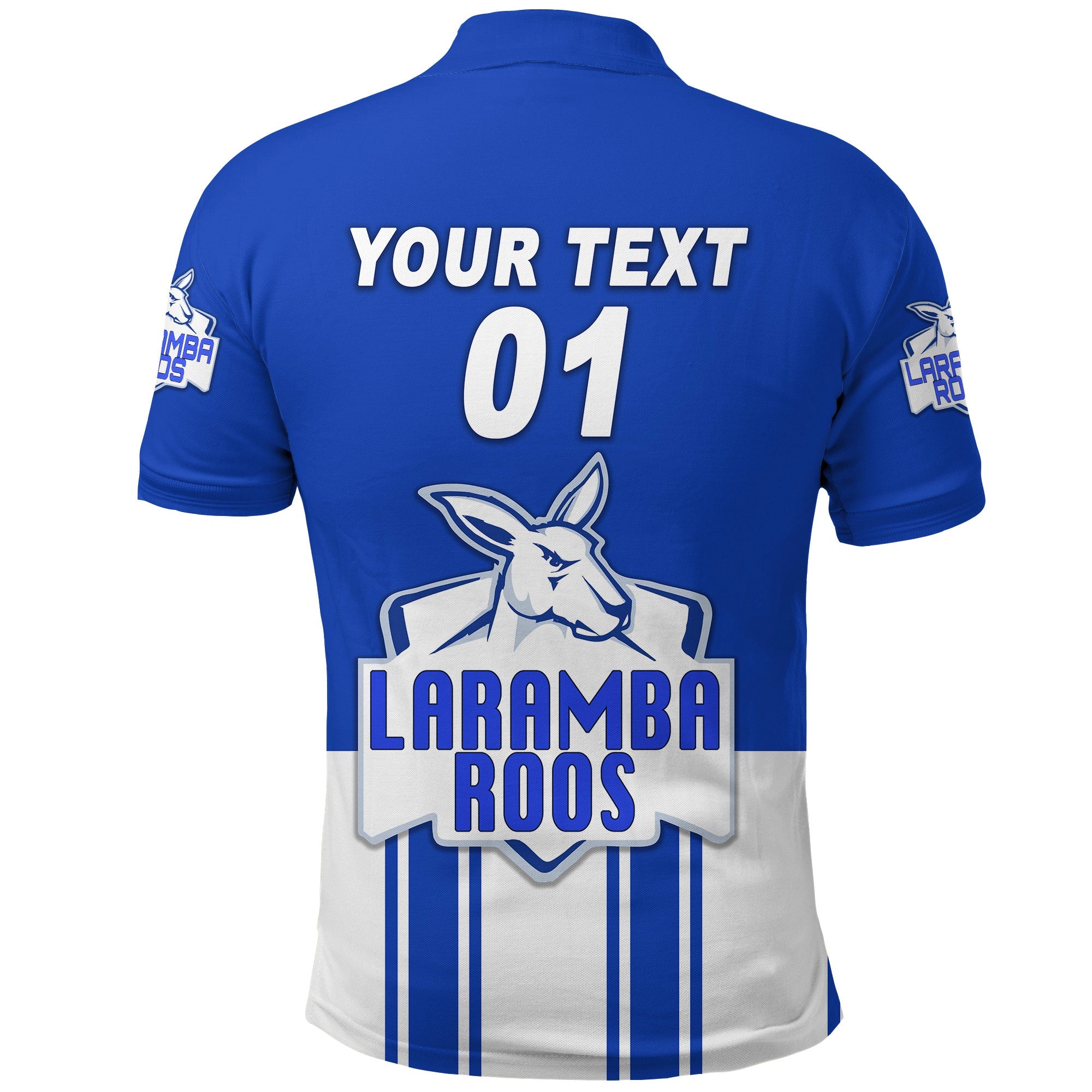 custom-personalised-laramba-roos-football-club-polo-shirt-kangaroos-original-blue-custom-text-and-number