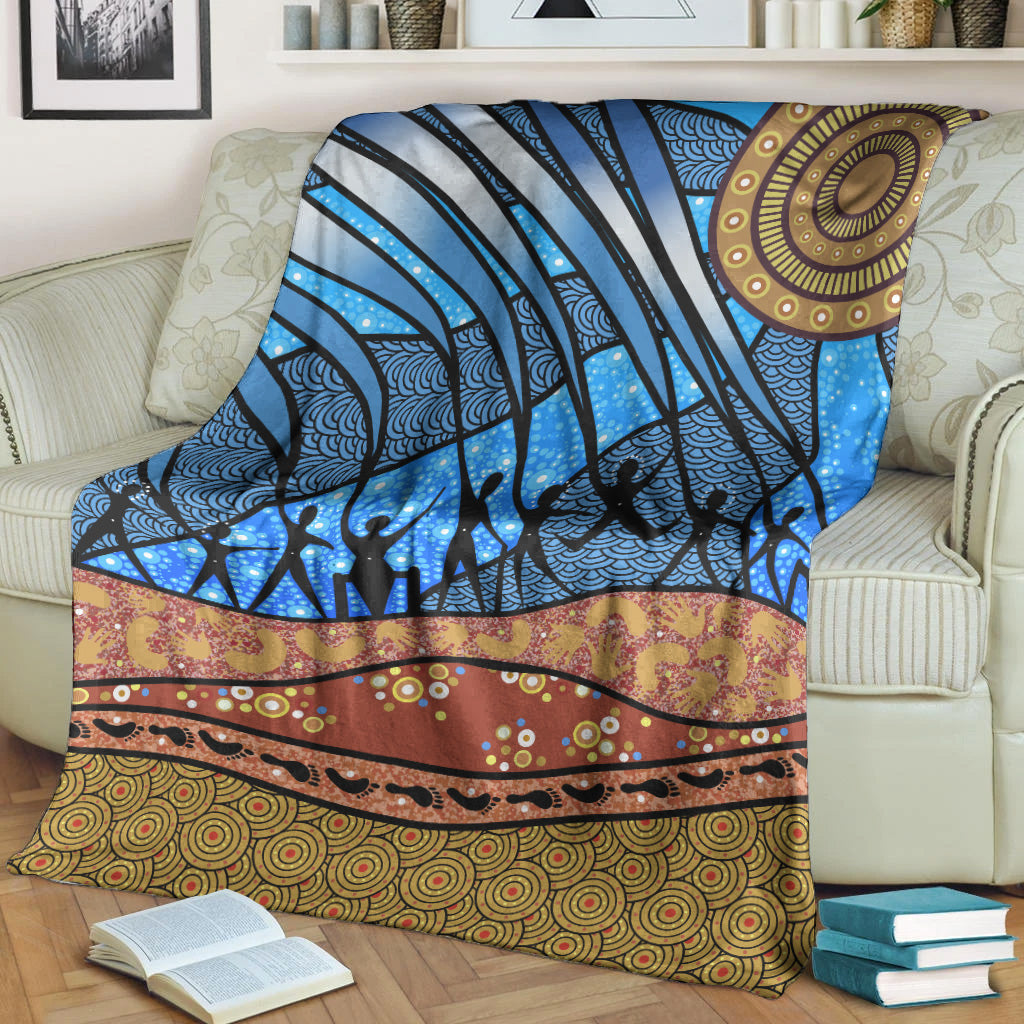 aboriginal-naidoc-indigenous-people-premium-blanket