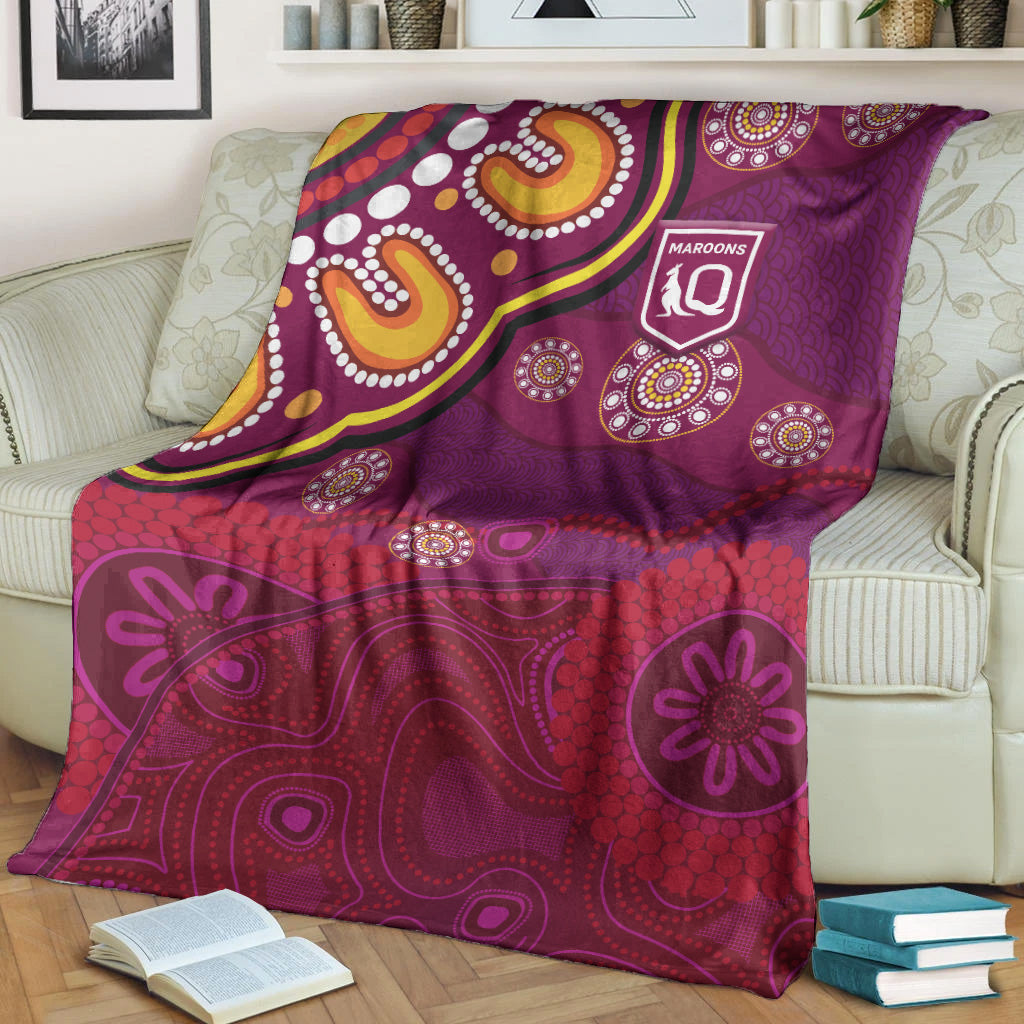 queensland-maroons-aboriginal-premium-blanket-indigenous-vibes