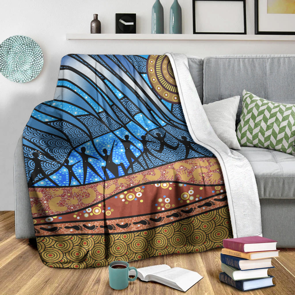 aboriginal-naidoc-indigenous-people-premium-blanket