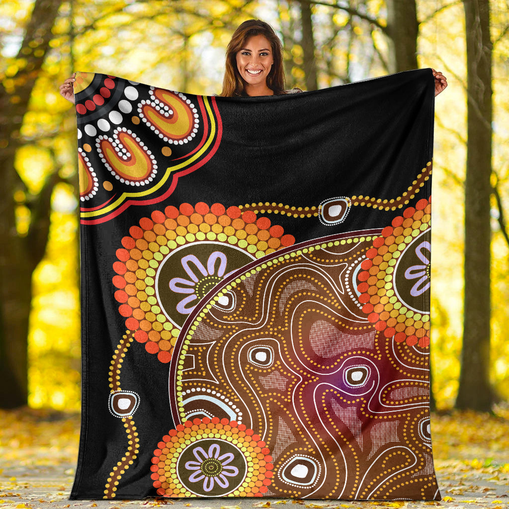 aboriginal-premium-blanket-sun-rise-indigenous-vibes