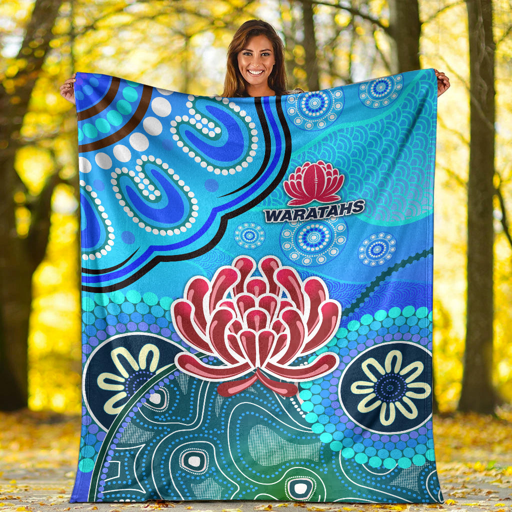 new-south-wales-waratahs-aboriginal-premium-blanket-indigenous-wave-vibes