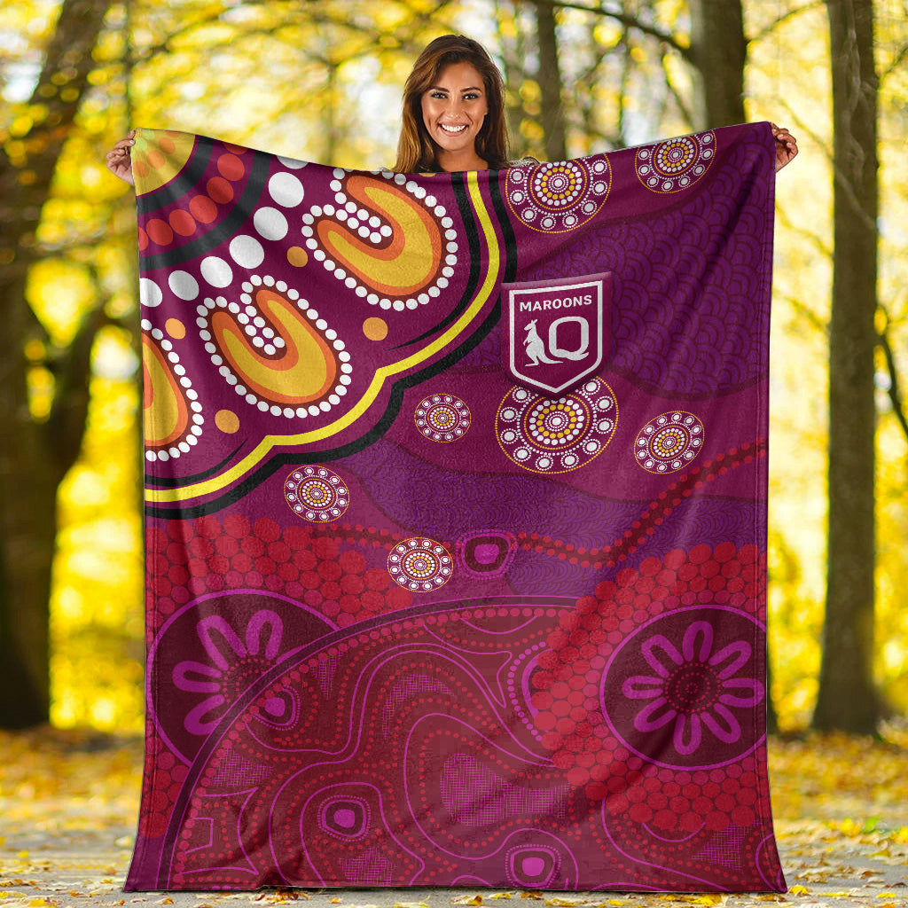 queensland-maroons-aboriginal-premium-blanket-indigenous-vibes