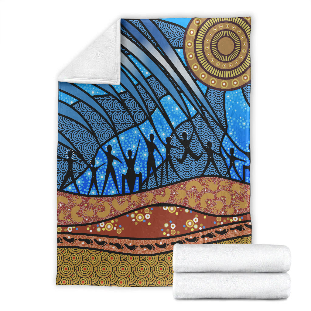 aboriginal-naidoc-indigenous-people-premium-blanket