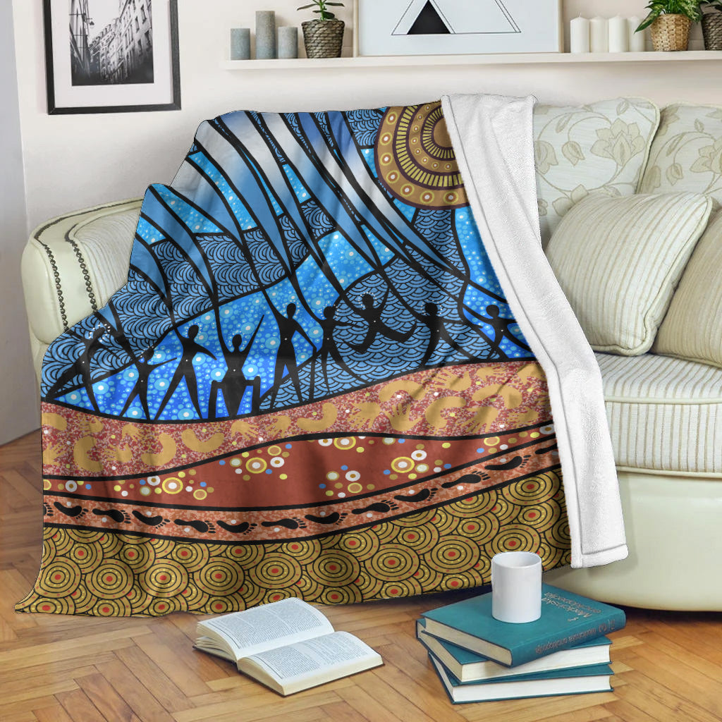 aboriginal-naidoc-indigenous-people-premium-blanket