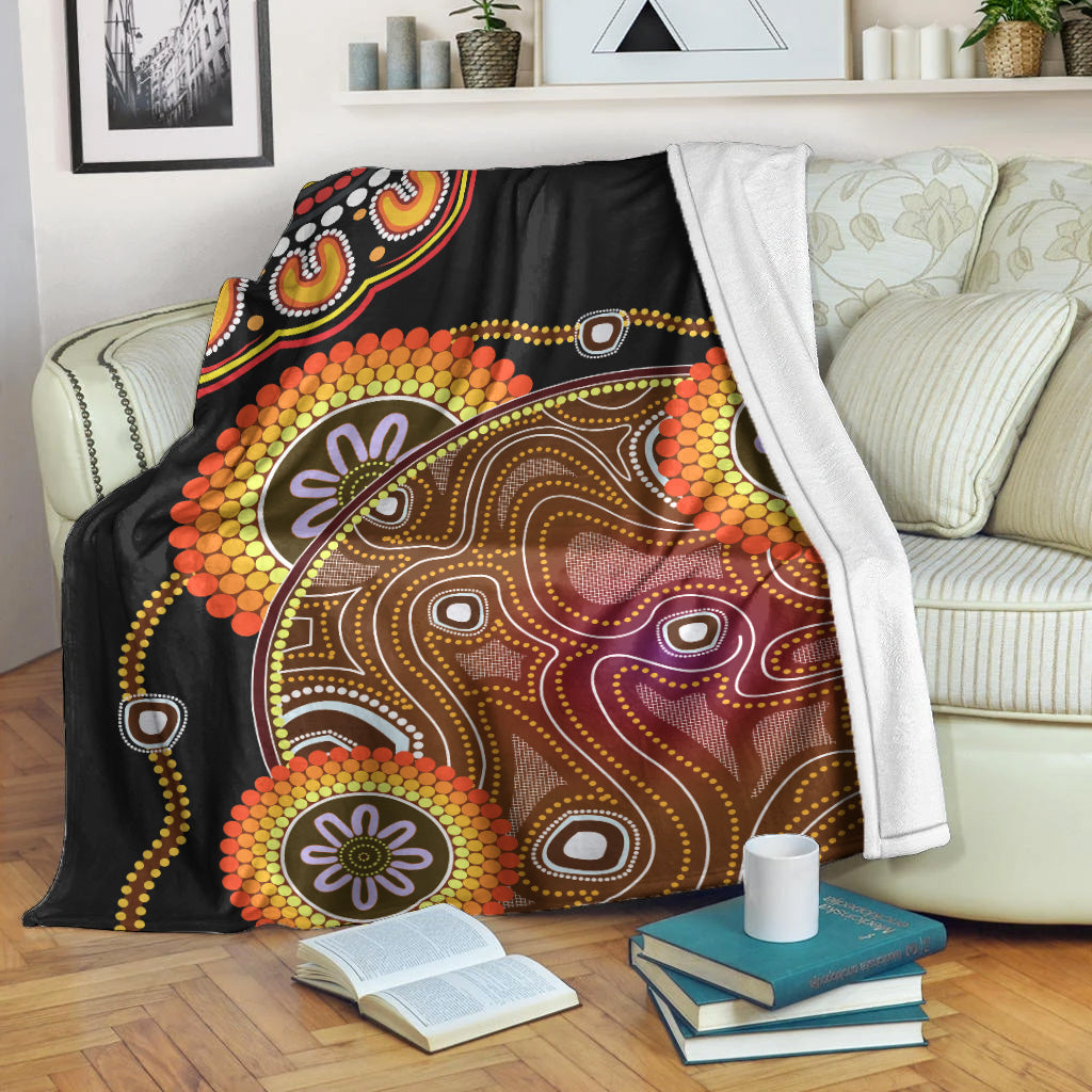 aboriginal-premium-blanket-sun-rise-indigenous-vibes