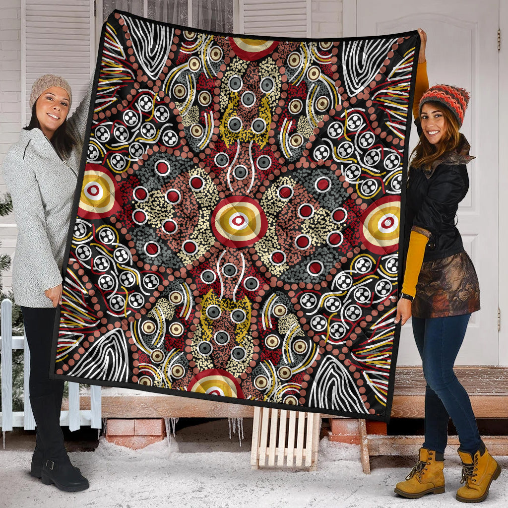 aboriginal-art-dot-vibes-premium-quilt-indigenous-no-1