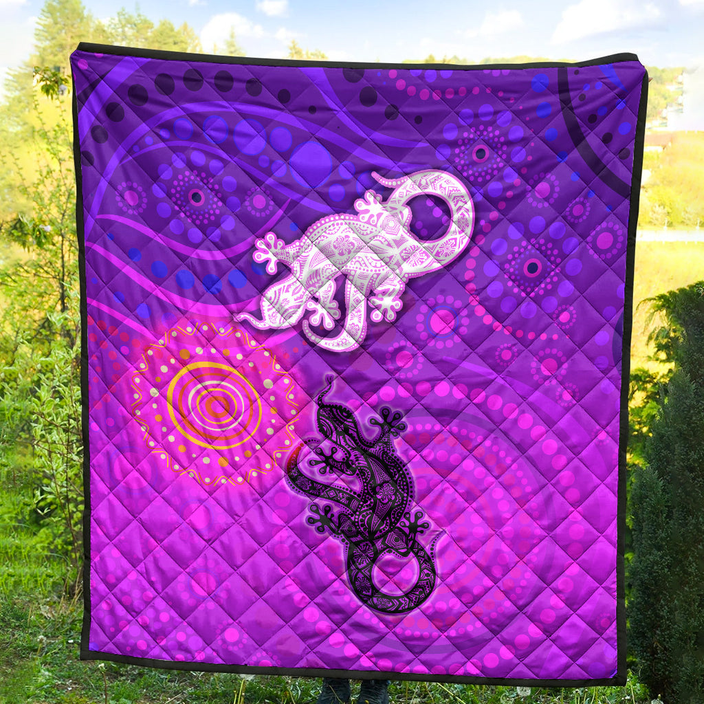 aboriginal-art-lizards-premium-quilt-indigenous-unique-vibes