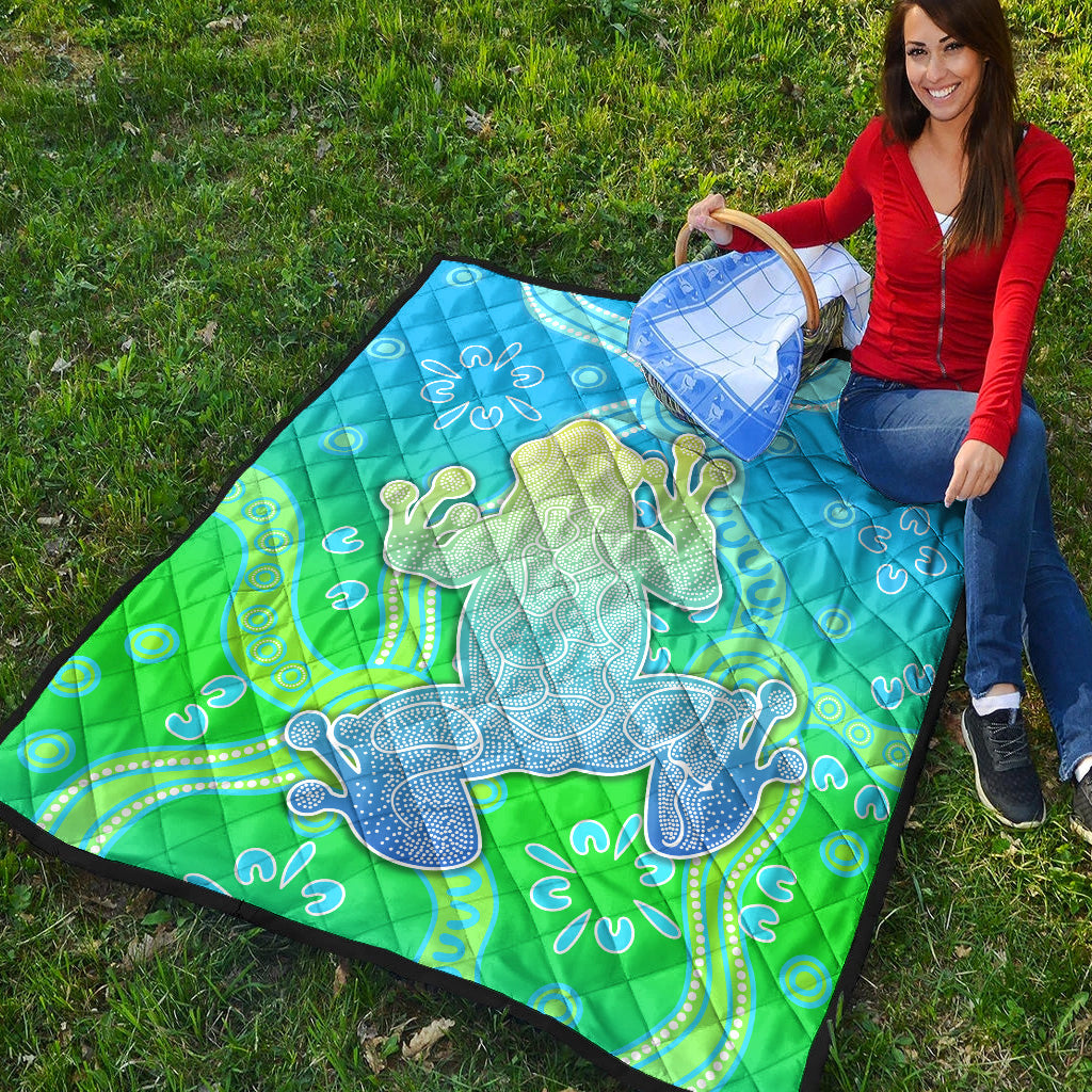 aboriginal-frog-premium-quilt-indigenous-simple-vibes