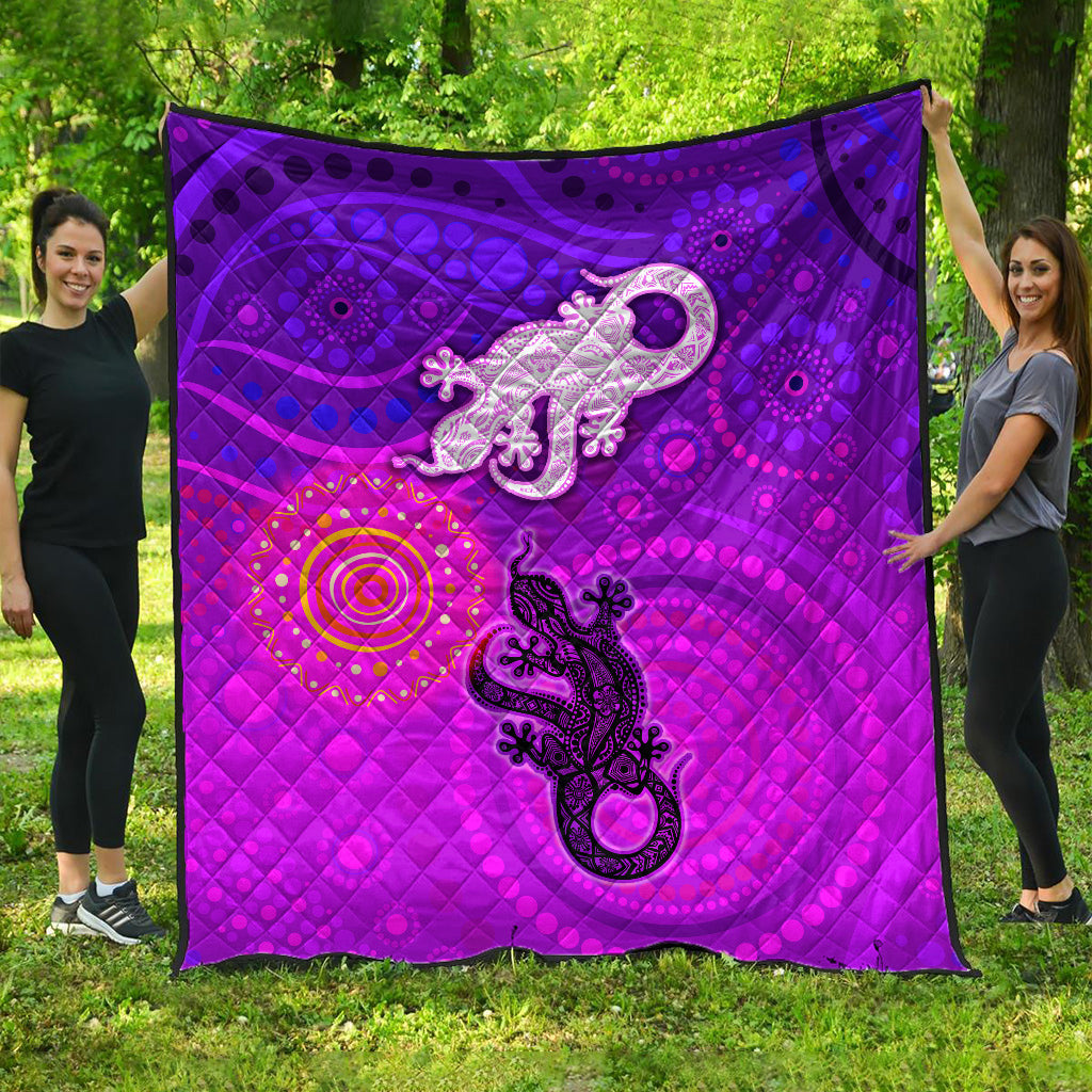 aboriginal-art-lizards-premium-quilt-indigenous-unique-vibes