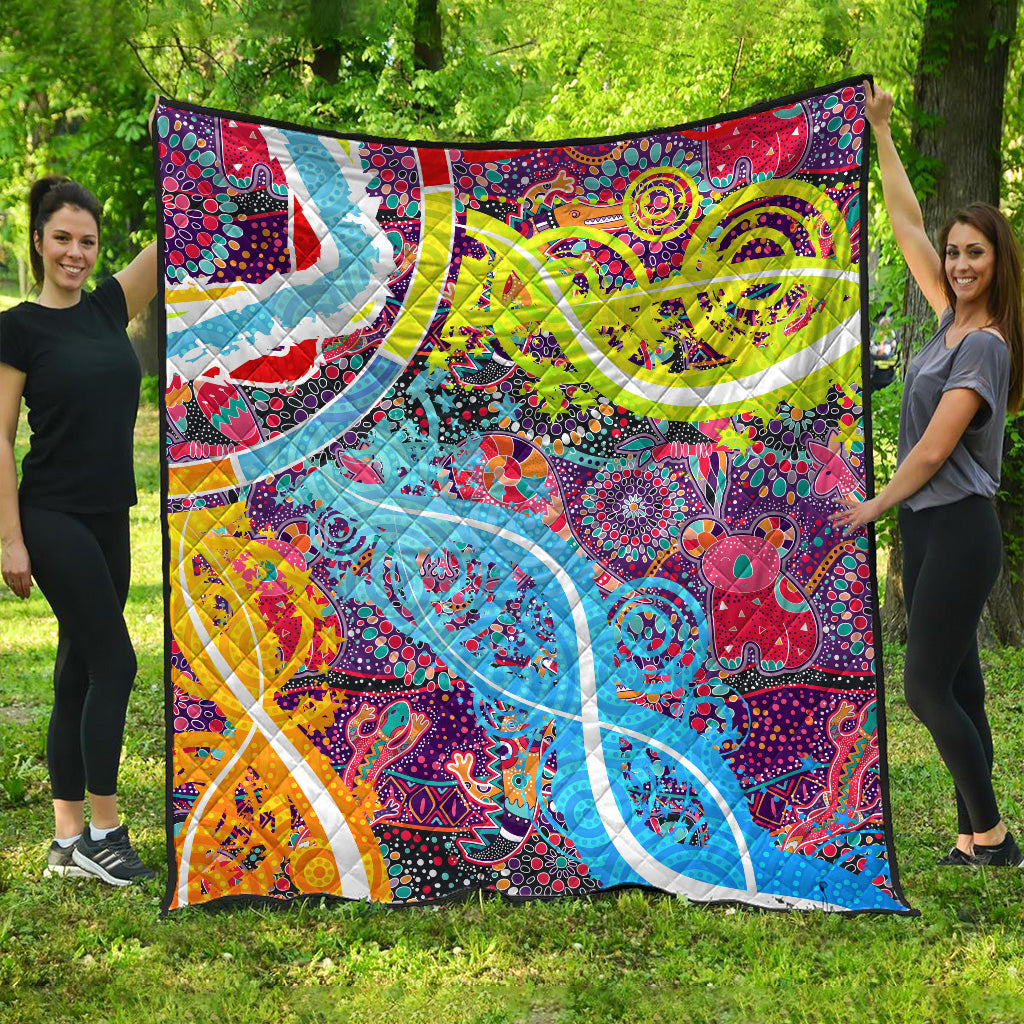 aboriginal-art-colorful-vibes-premium-quilt-indigenous