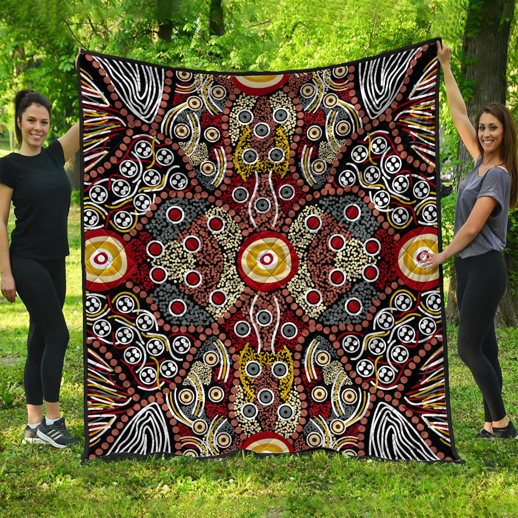 aboriginal-art-dot-vibes-premium-quilt-indigenous-no-1