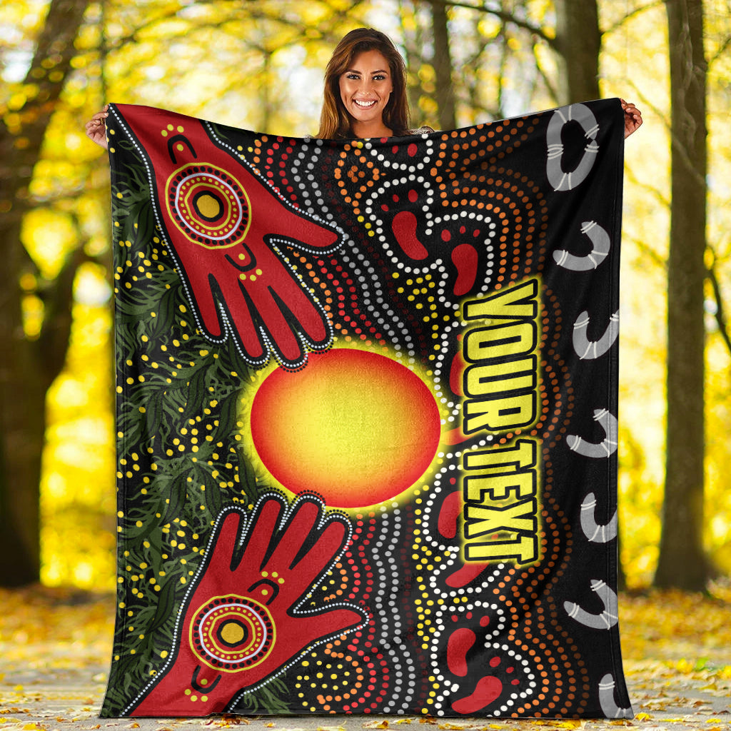 custom-personalised-aboriginal-dot-painting-premium-blanket-go-to-touch-the-sun