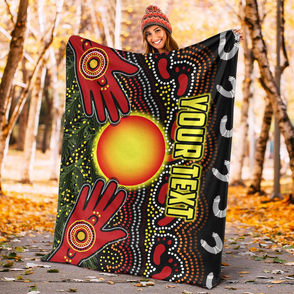 custom-personalised-aboriginal-dot-painting-premium-blanket-go-to-touch-the-sun