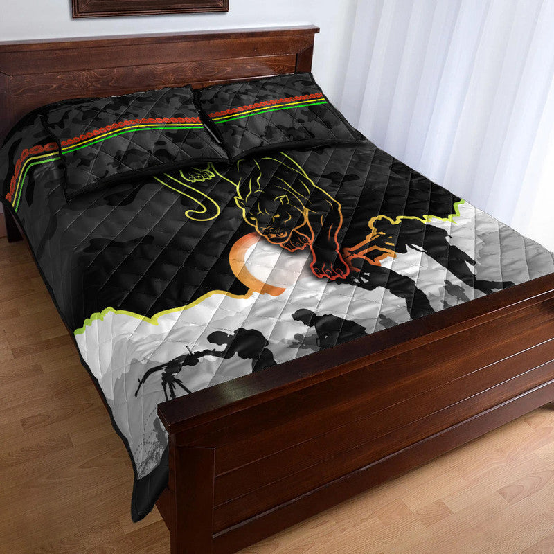 custom-personalised-penrith-panthers-anzac-2022-quilt-bed-set-simple-style-black