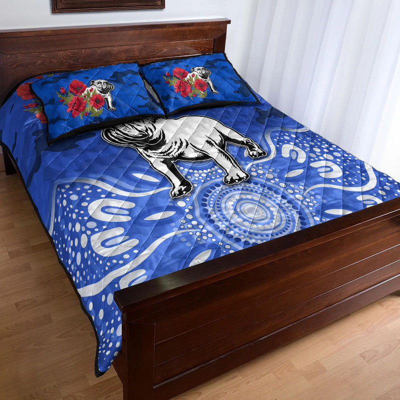 custom-personalised-canterbury-bankstown-bulldogs-anzac-2022-quilt-bed-set-indigenous-vibes-blue