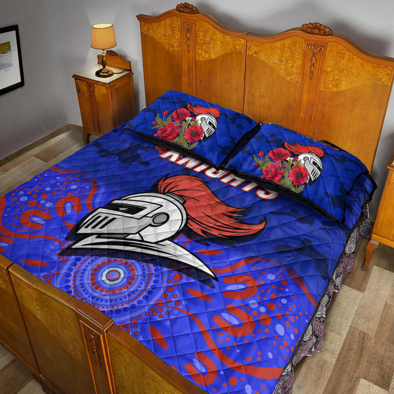 newcastle-knights-anzac-2022-quilt-bed-set-indigenous-vibes