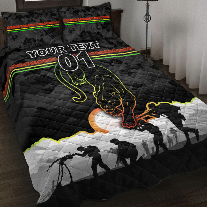 custom-personalised-penrith-panthers-anzac-2022-quilt-bed-set-simple-style-black