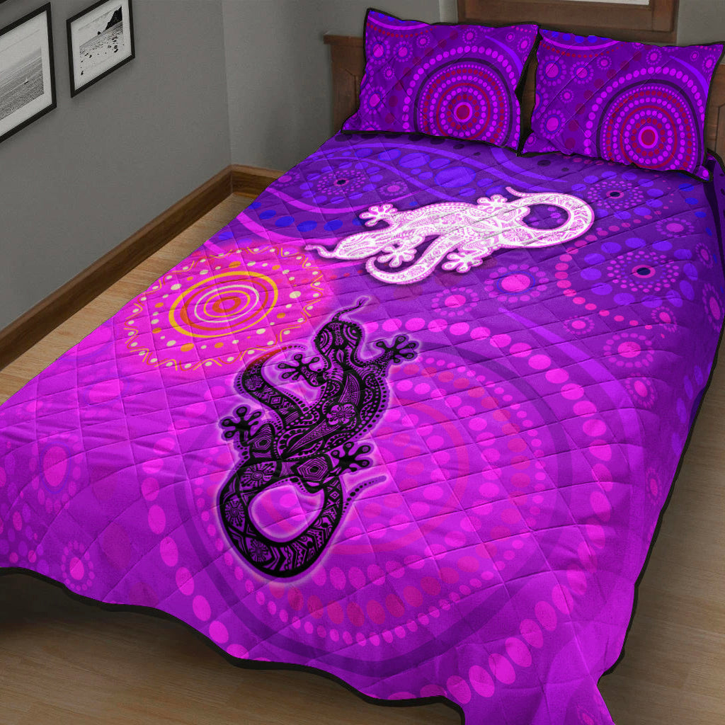 aboriginal-art-lizards-quilt-bed-set-indigenous-unique-vibes