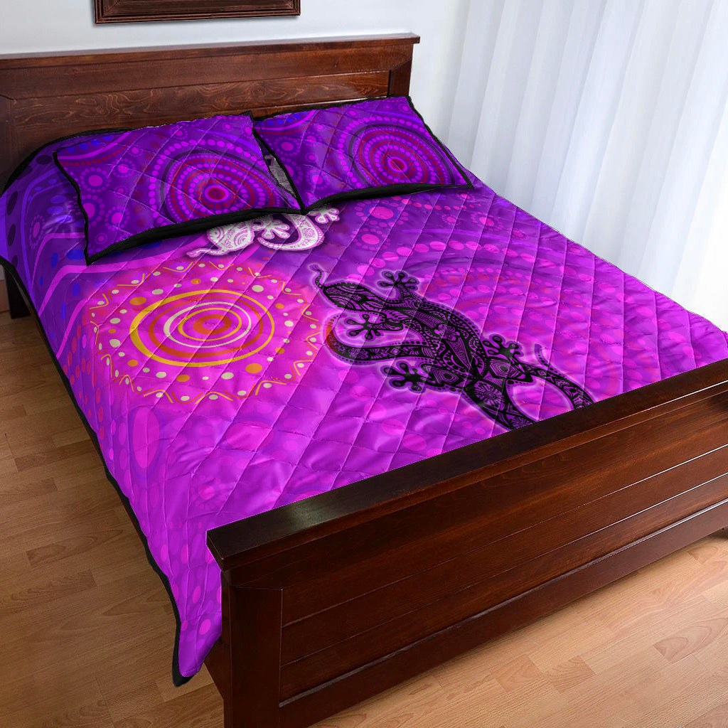 aboriginal-art-lizards-quilt-bed-set-indigenous-unique-vibes