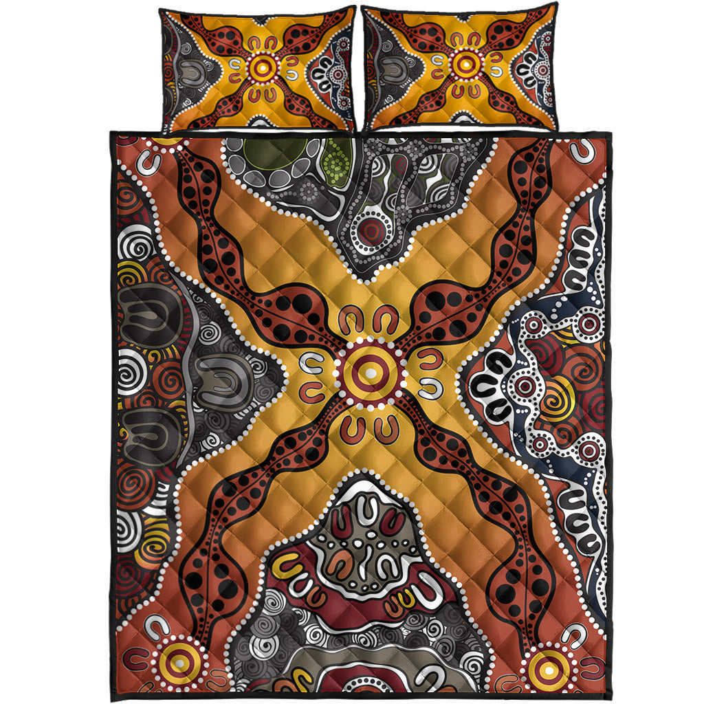 aboriginal-art-special-vibes-quilt-bed-set-indigenous