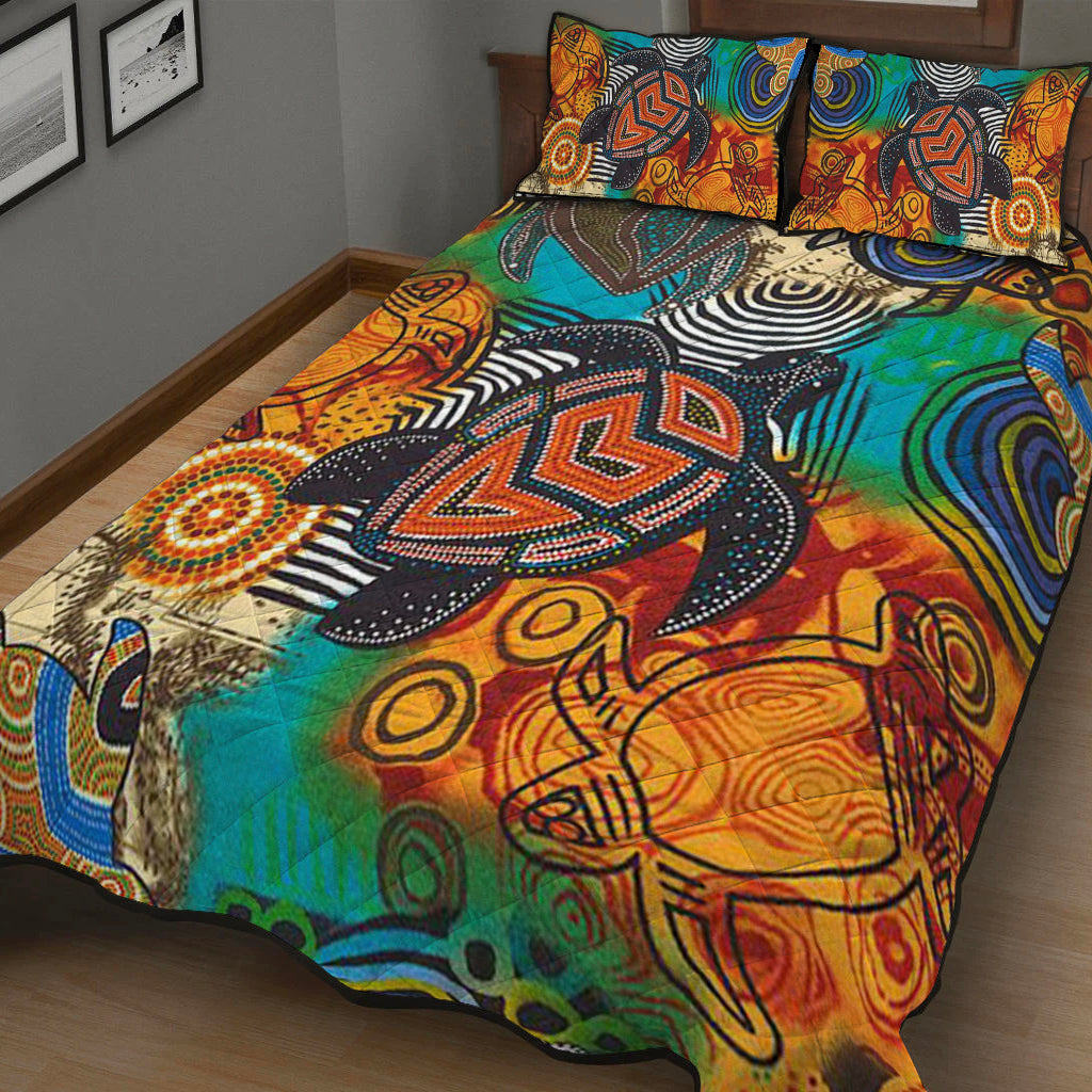 turtle-quilt-bedding-set-aboriginal-no-3