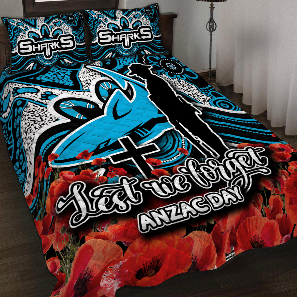 sharks-quilt-bed-set-anzac-day-poppy-flowers-with-aboriginal