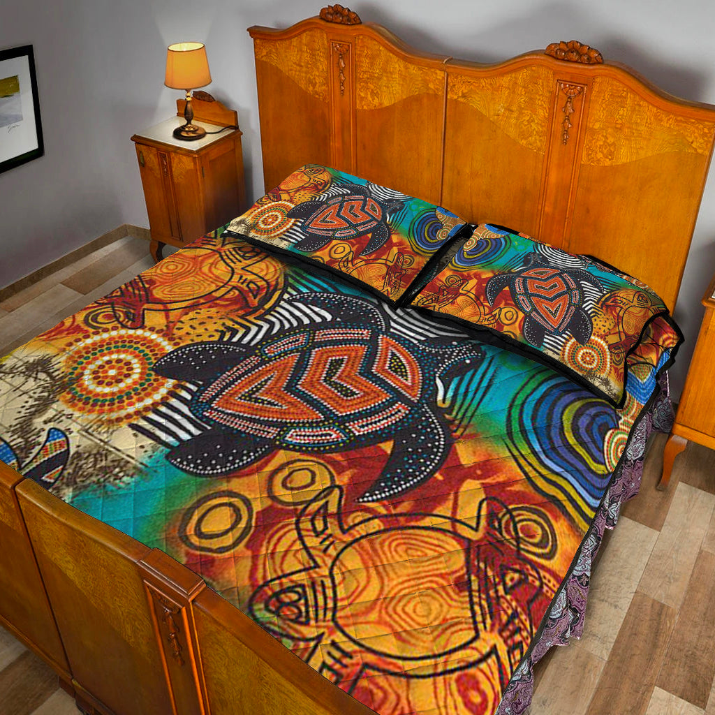 turtle-quilt-bedding-set-aboriginal-no-3