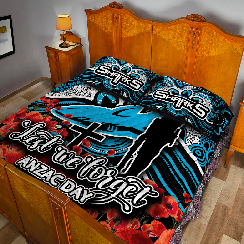 sharks-quilt-bed-set-anzac-day-poppy-flowers-with-aboriginal