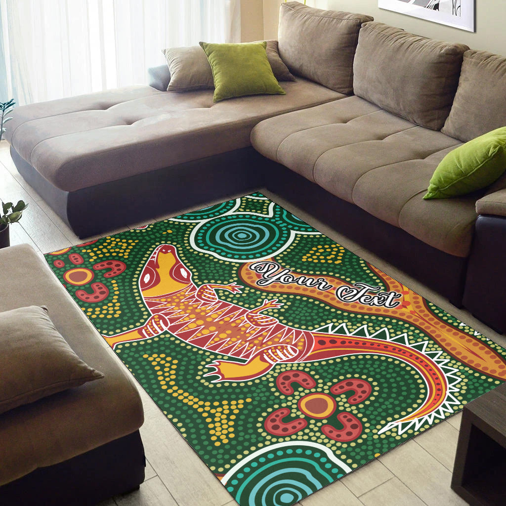 custom-personalised-aboriginal-art-crocodile-area-rug-you-are-number-one