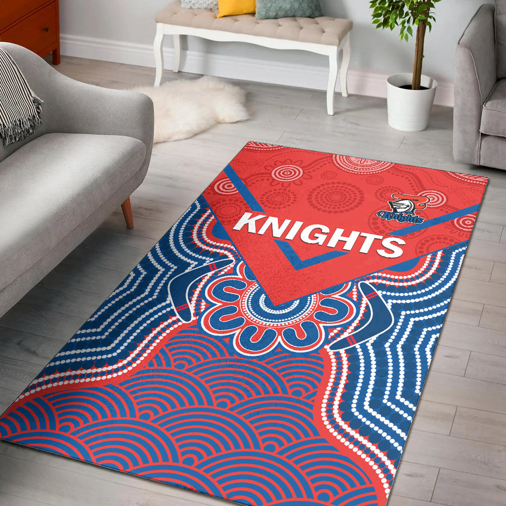 knights-rugby-area-rug-novocastrians-1987-aboriginal-art-ver01